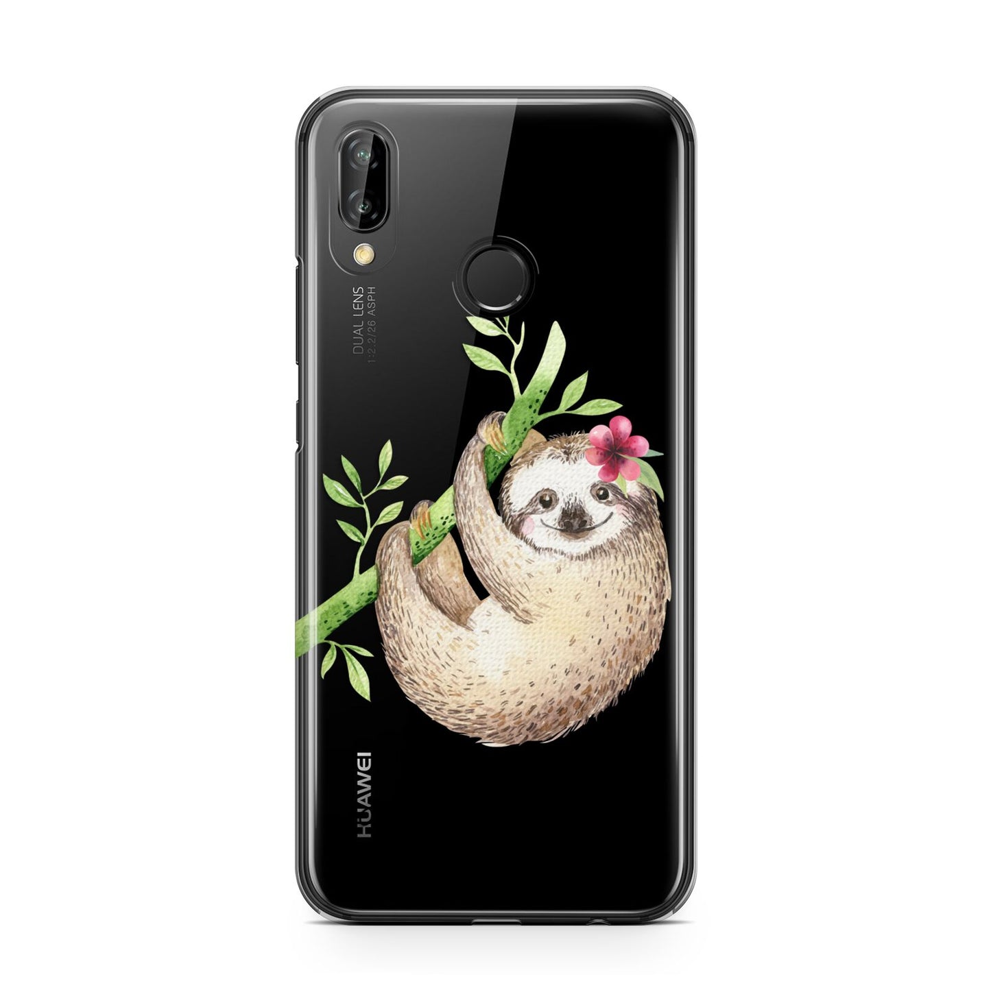 Personalised Sloth Huawei P20 Lite Phone Case