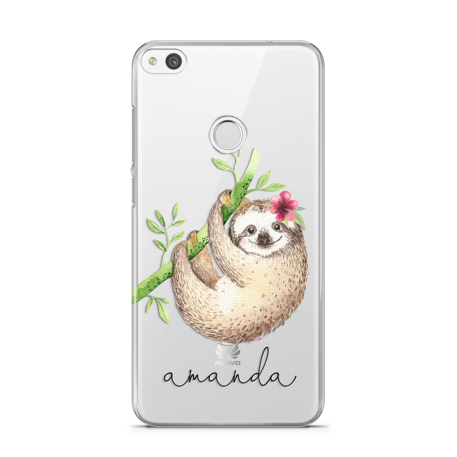 Personalised Sloth Huawei P8 Lite Case