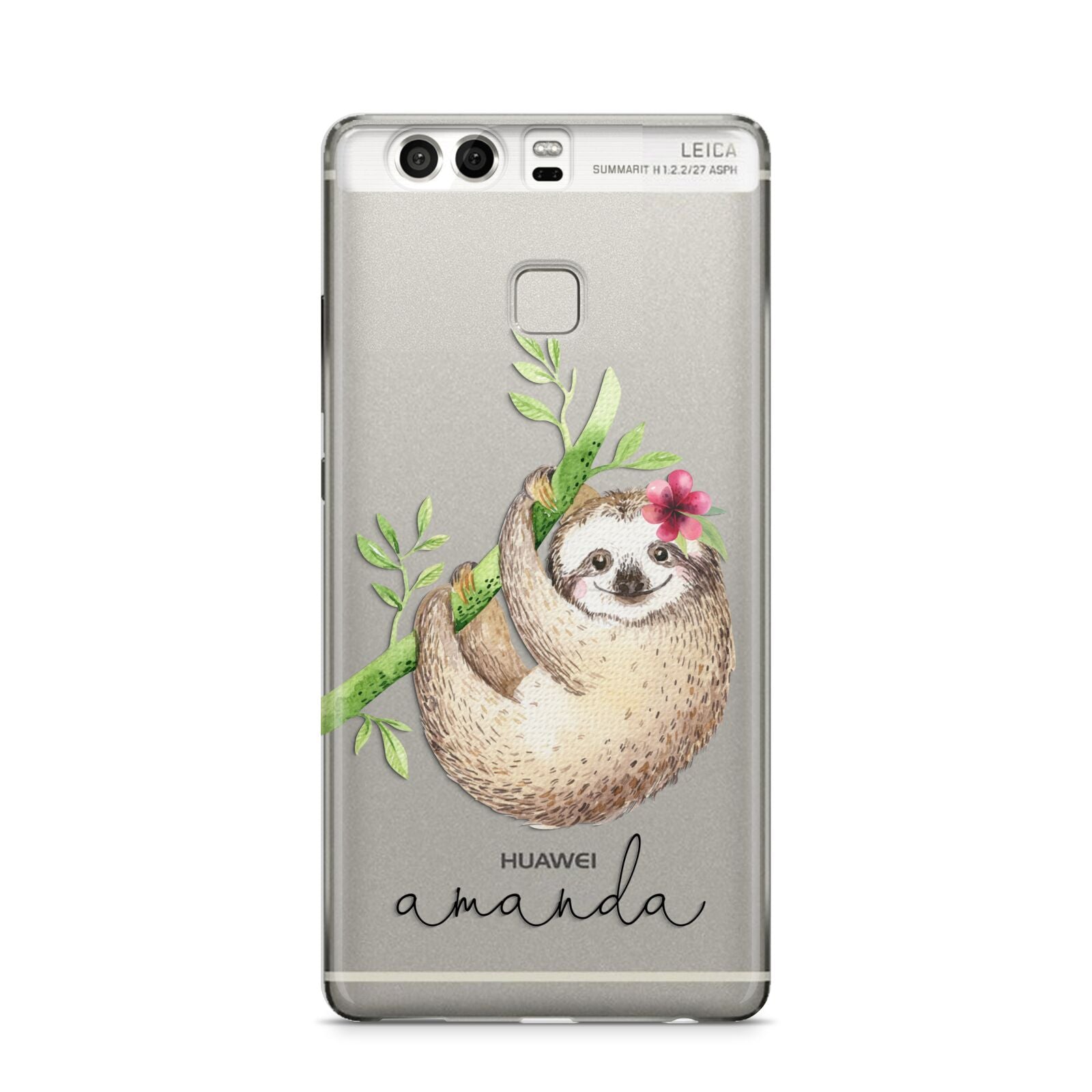 Personalised Sloth Huawei P9 Case