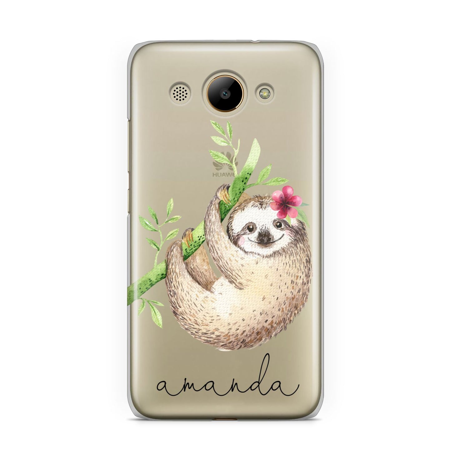 Personalised Sloth Huawei Y3 2017