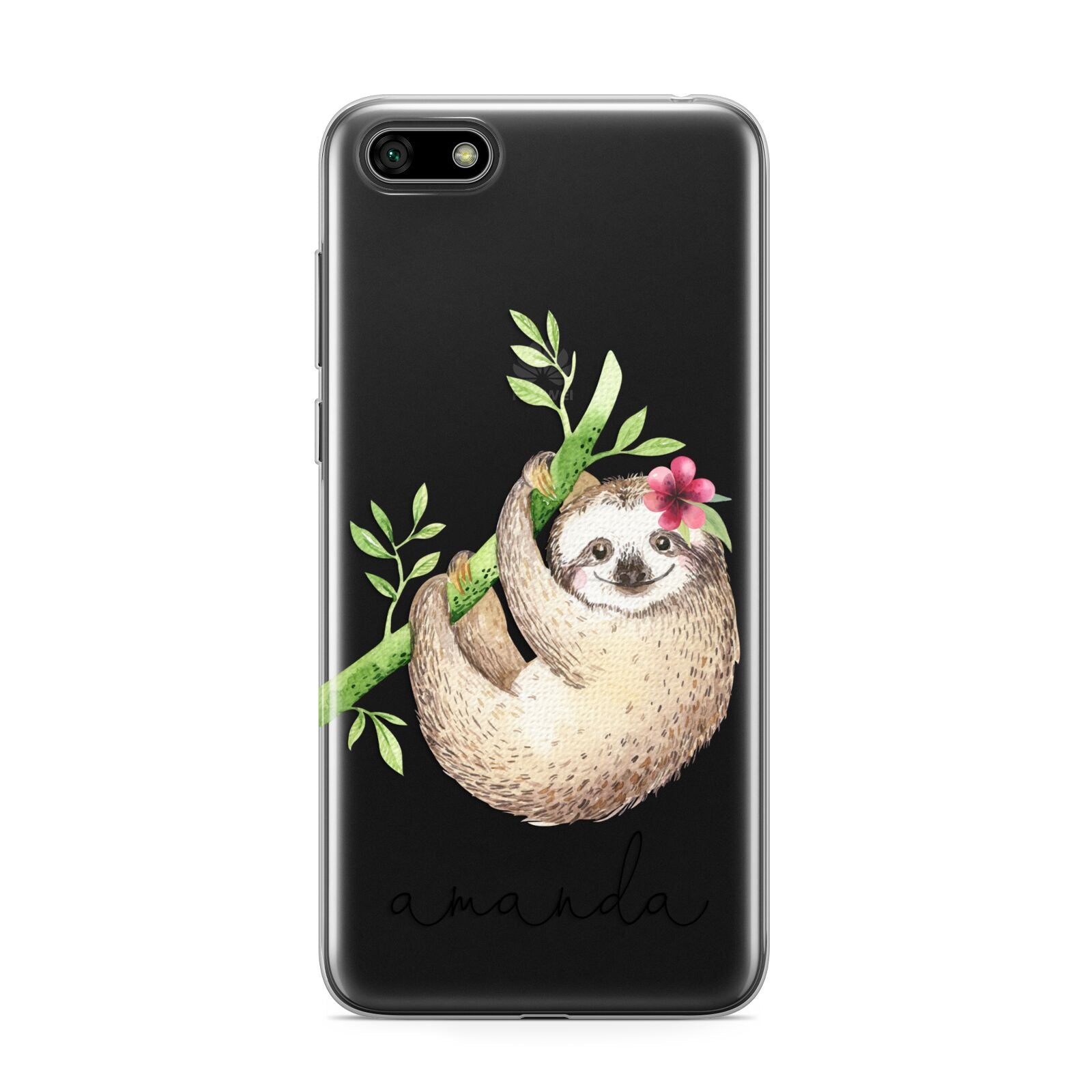 Personalised Sloth Huawei Y5 Prime 2018 Phone Case