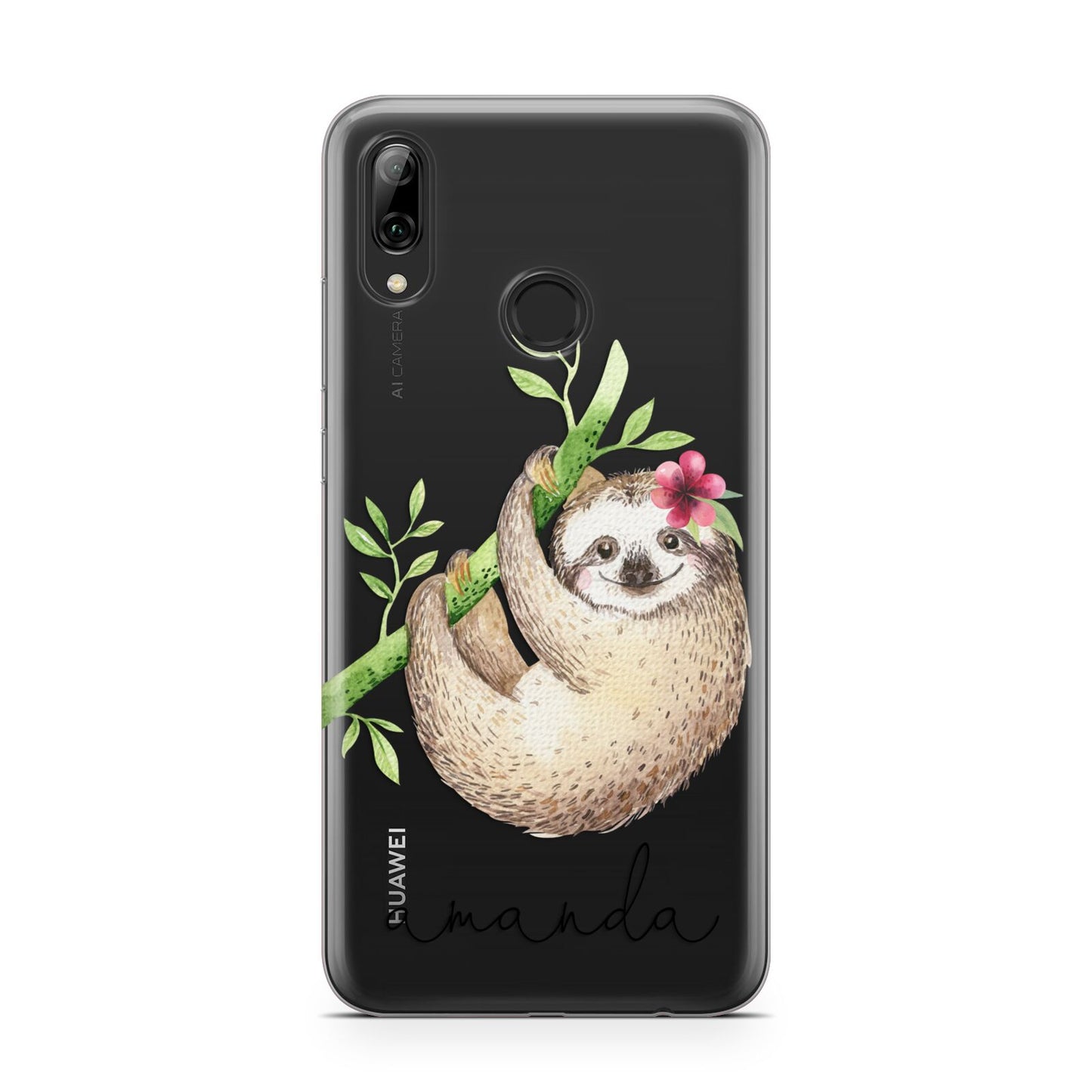 Personalised Sloth Huawei Y7 2019