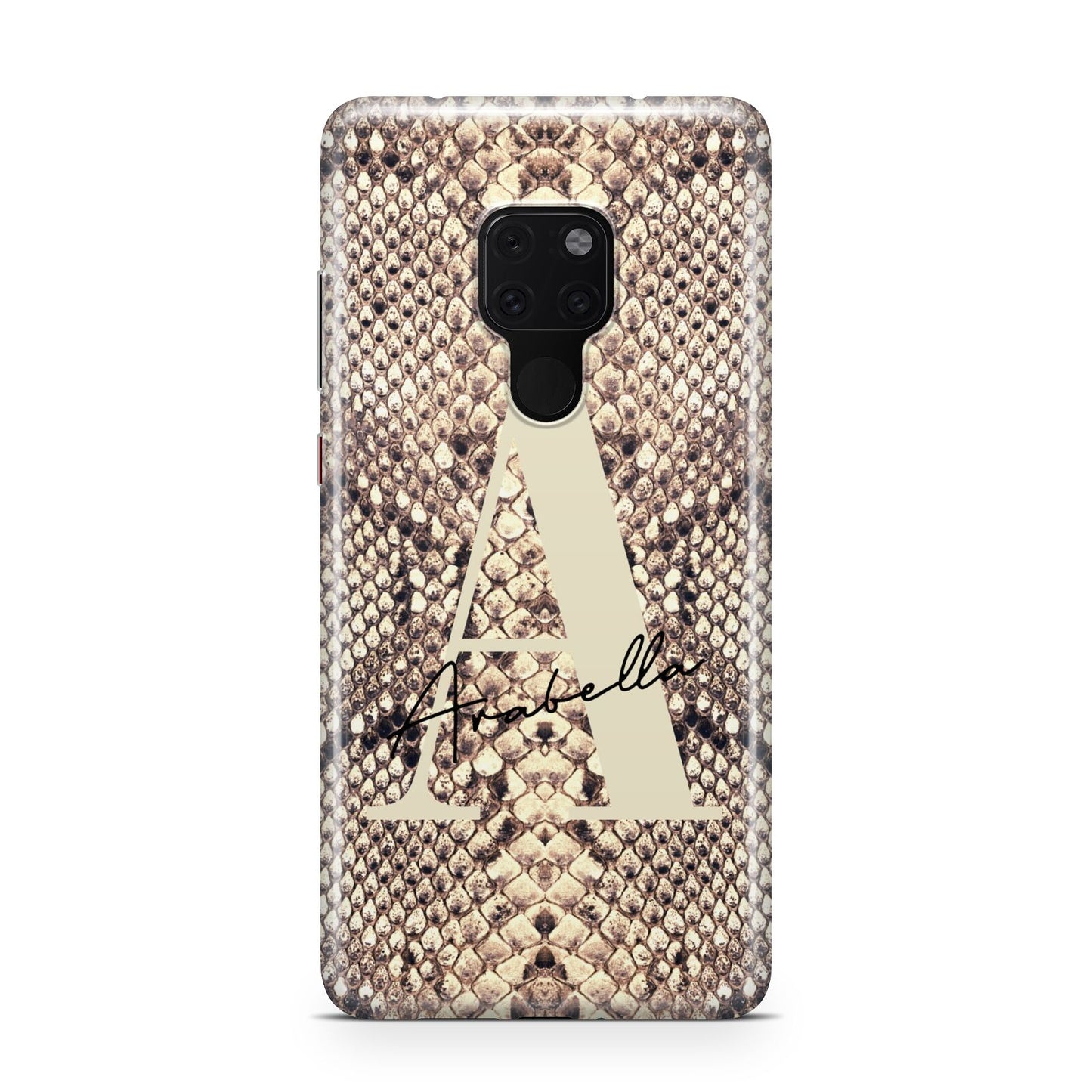 Personalised Snake Skin Effect Huawei Mate 20 Phone Case