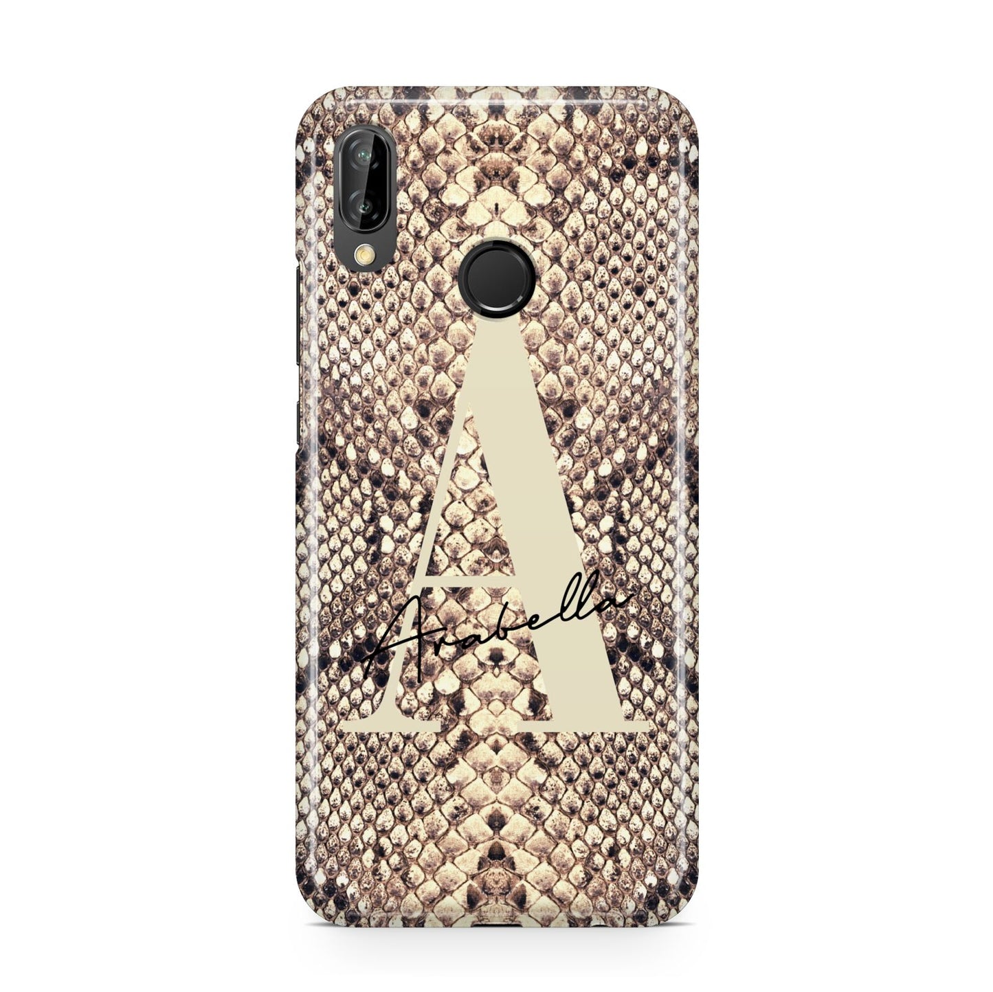 Personalised Snake Skin Effect Huawei P20 Lite Phone Case