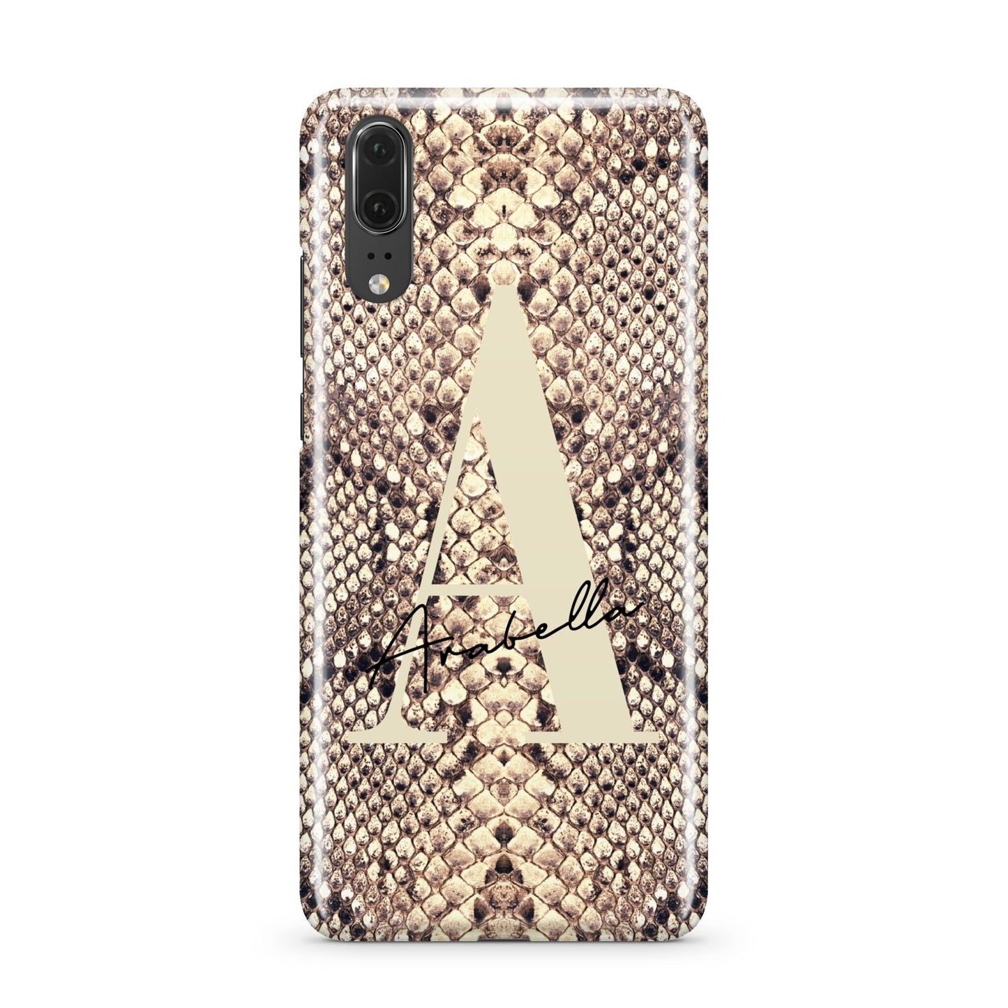 Personalised Snake Skin Effect Huawei P20 Phone Case