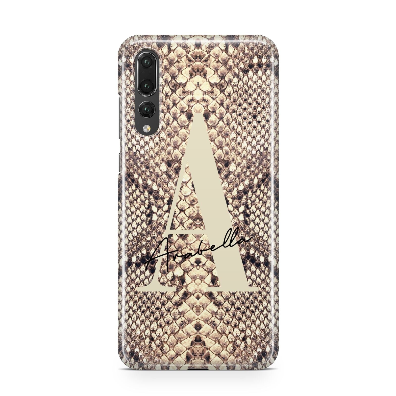 Personalised Snake Skin Effect Huawei P20 Pro Phone Case