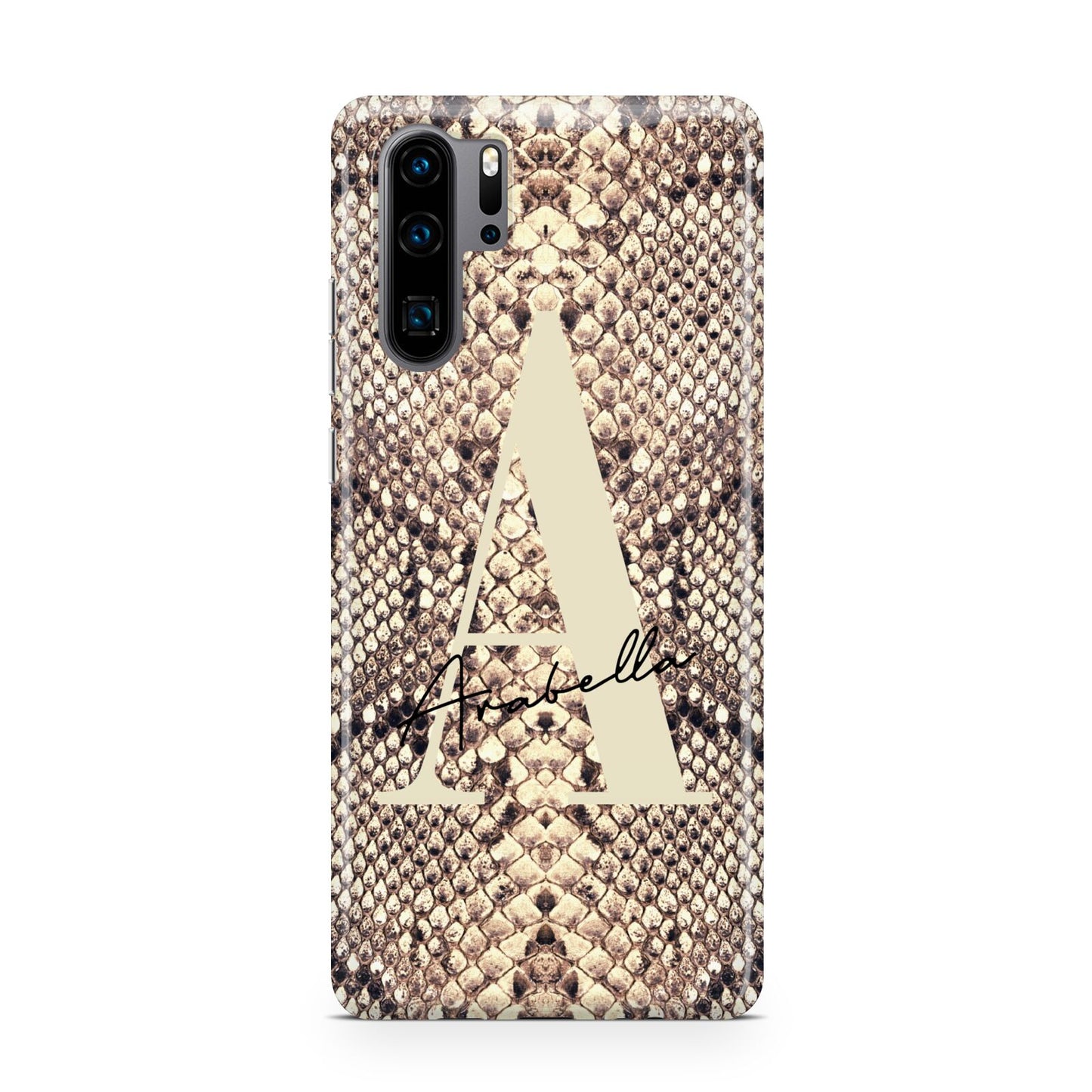 Personalised Snake Skin Effect Huawei P30 Pro Phone Case