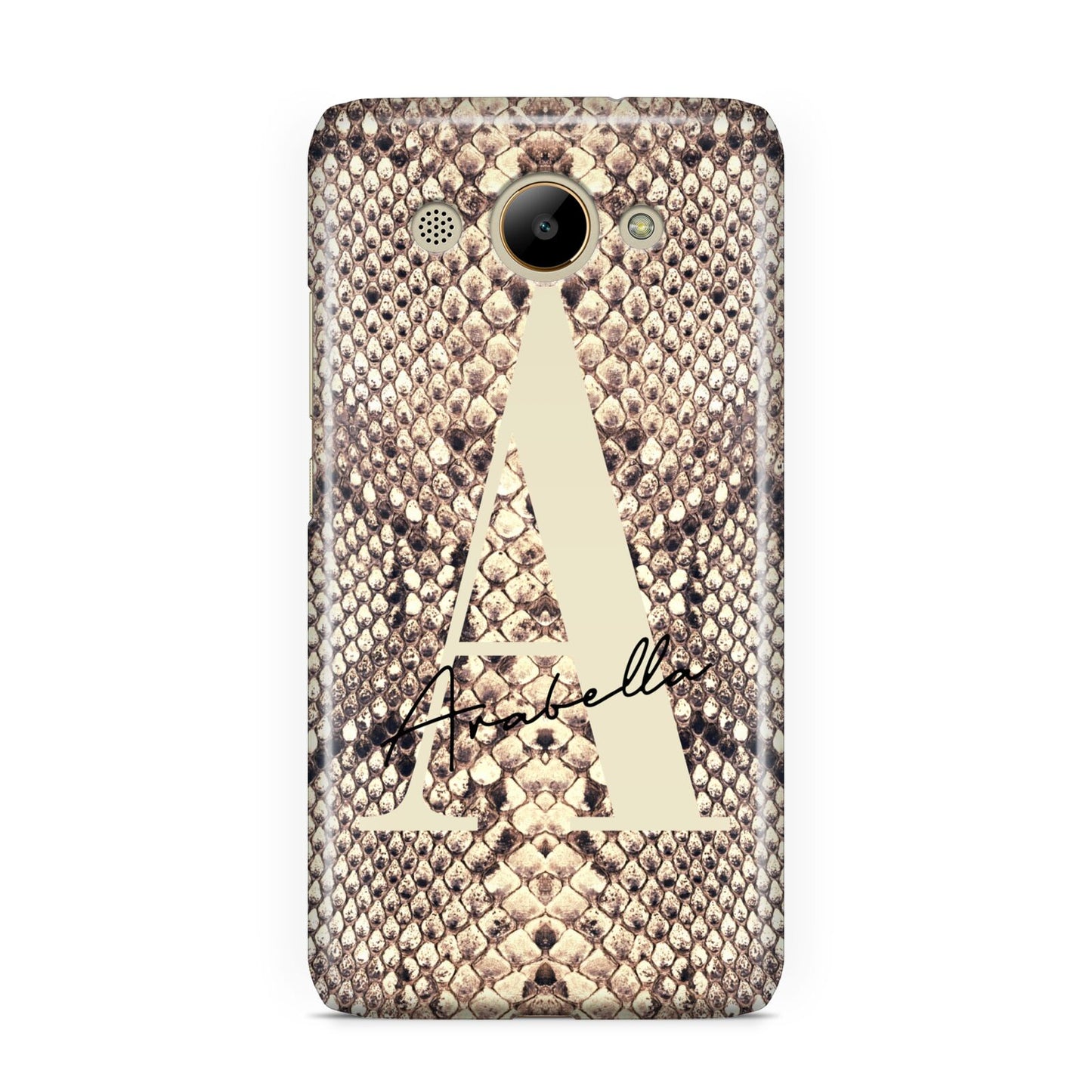 Personalised Snake Skin Effect Huawei Y3 2017