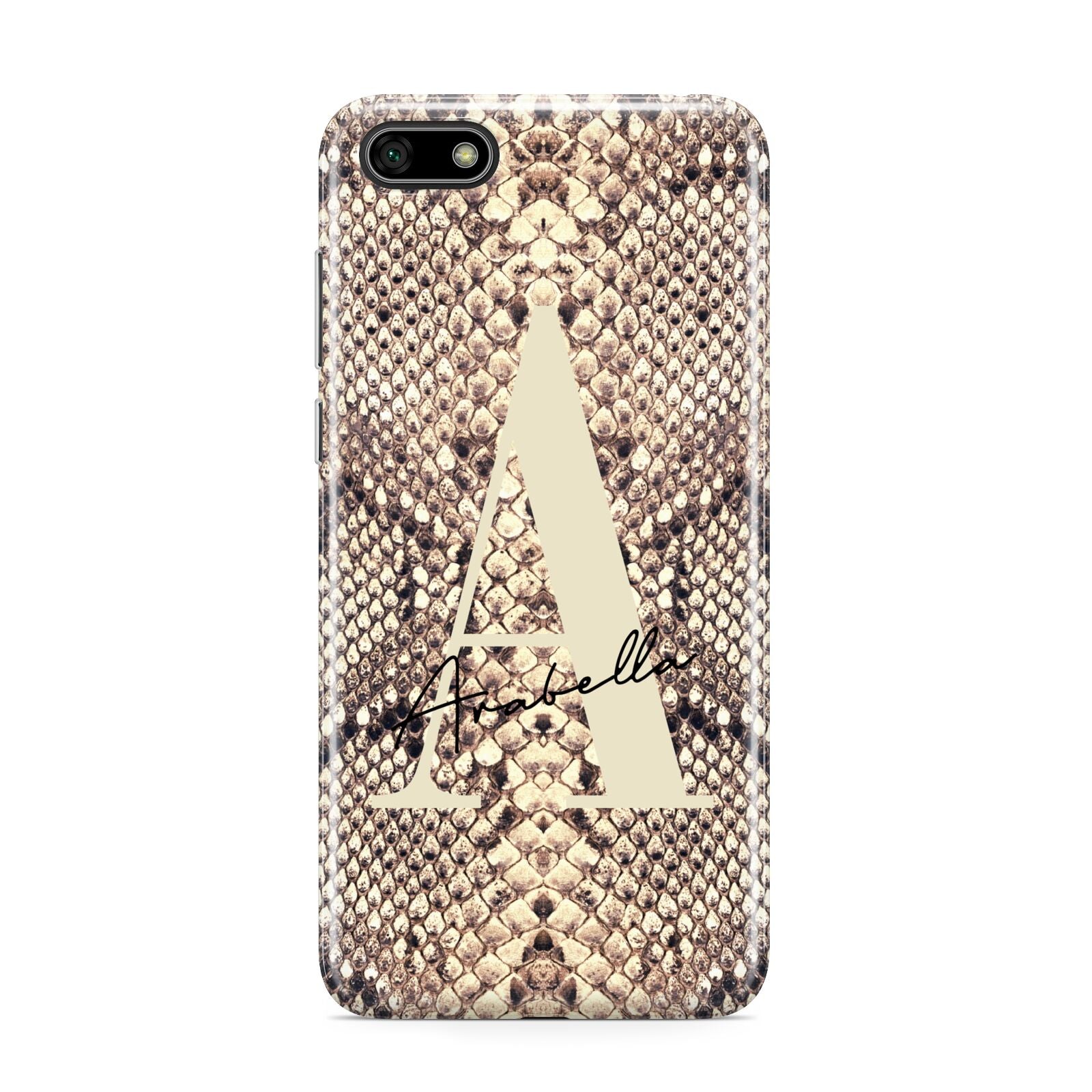 Personalised Snake Skin Effect Huawei Y5 Prime 2018 Phone Case