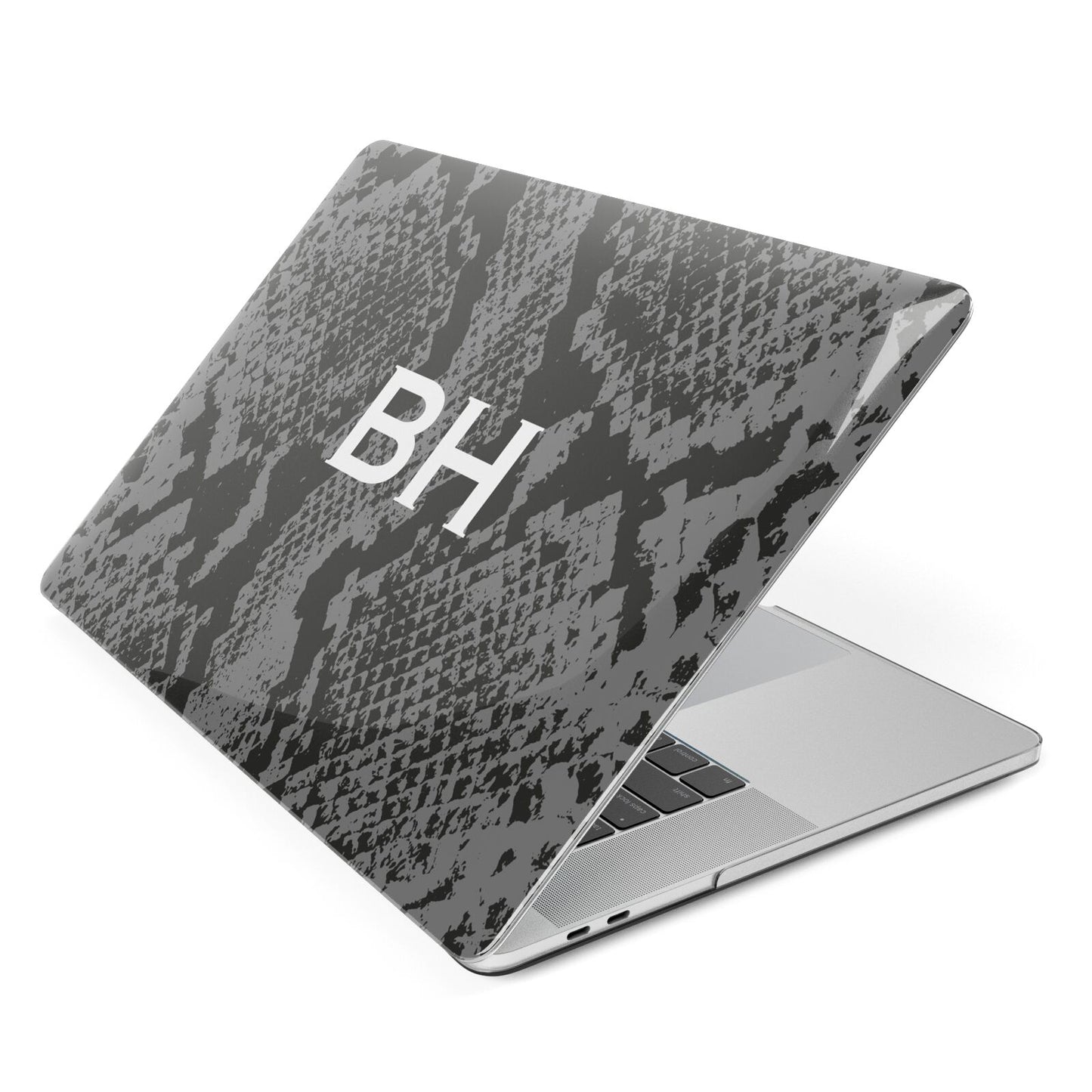 Personalised Snakeskin Apple MacBook Case Side View