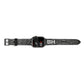 Personalised Snakeskin Apple Watch Strap Size 38mm Landscape Image Space Grey Hardware