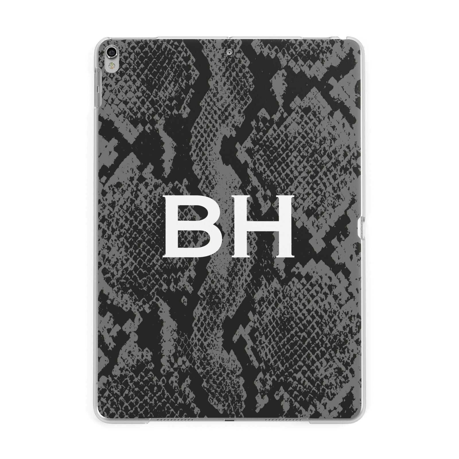 Personalised Snakeskin Apple iPad Silver Case