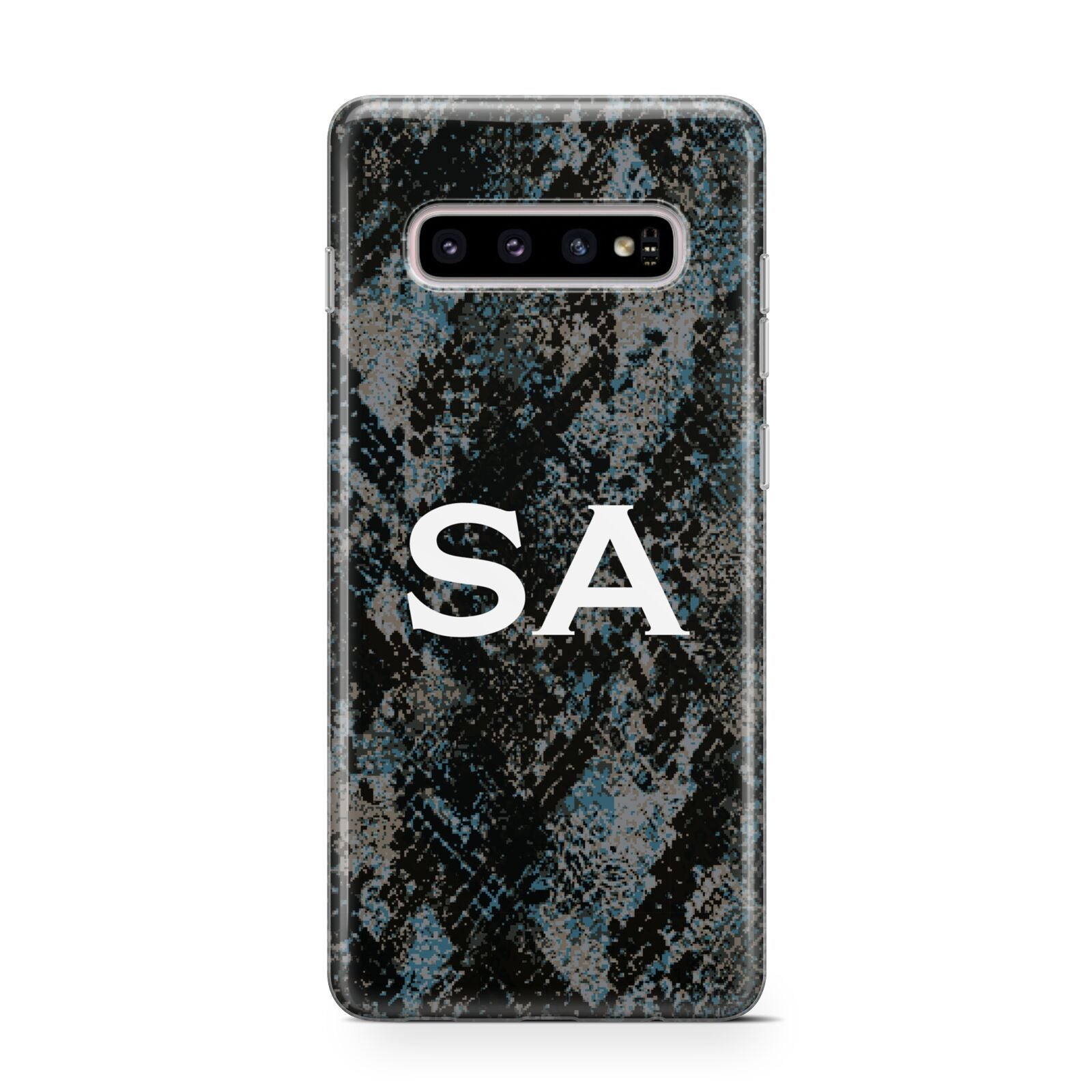 Personalised Snakeskin Effect Protective Samsung Galaxy Case