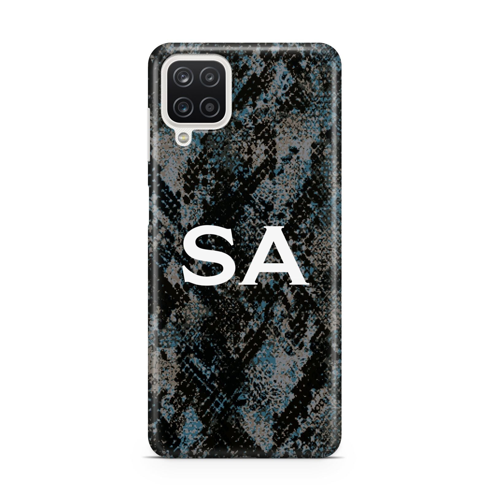 Personalised Snakeskin Effect Samsung A12 Case