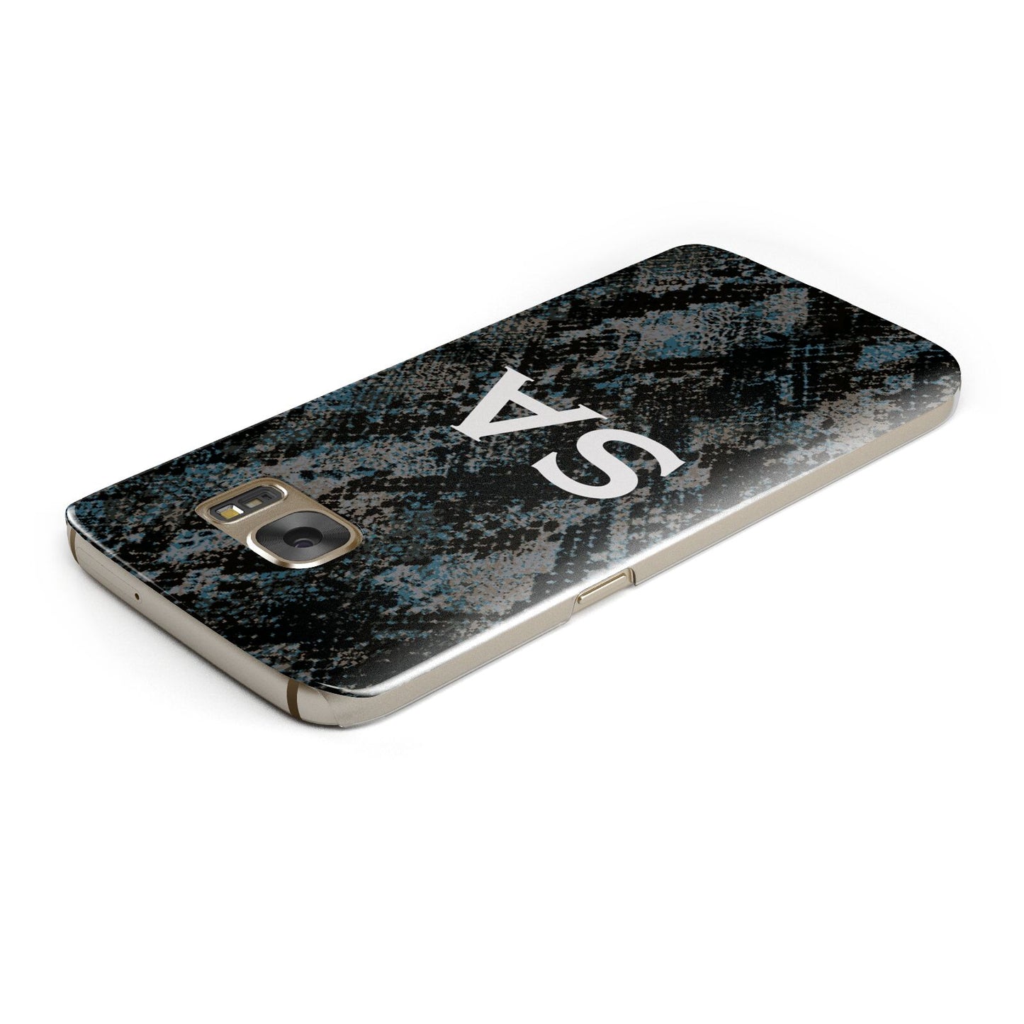 Personalised Snakeskin Effect Samsung Galaxy Case Top Cutout