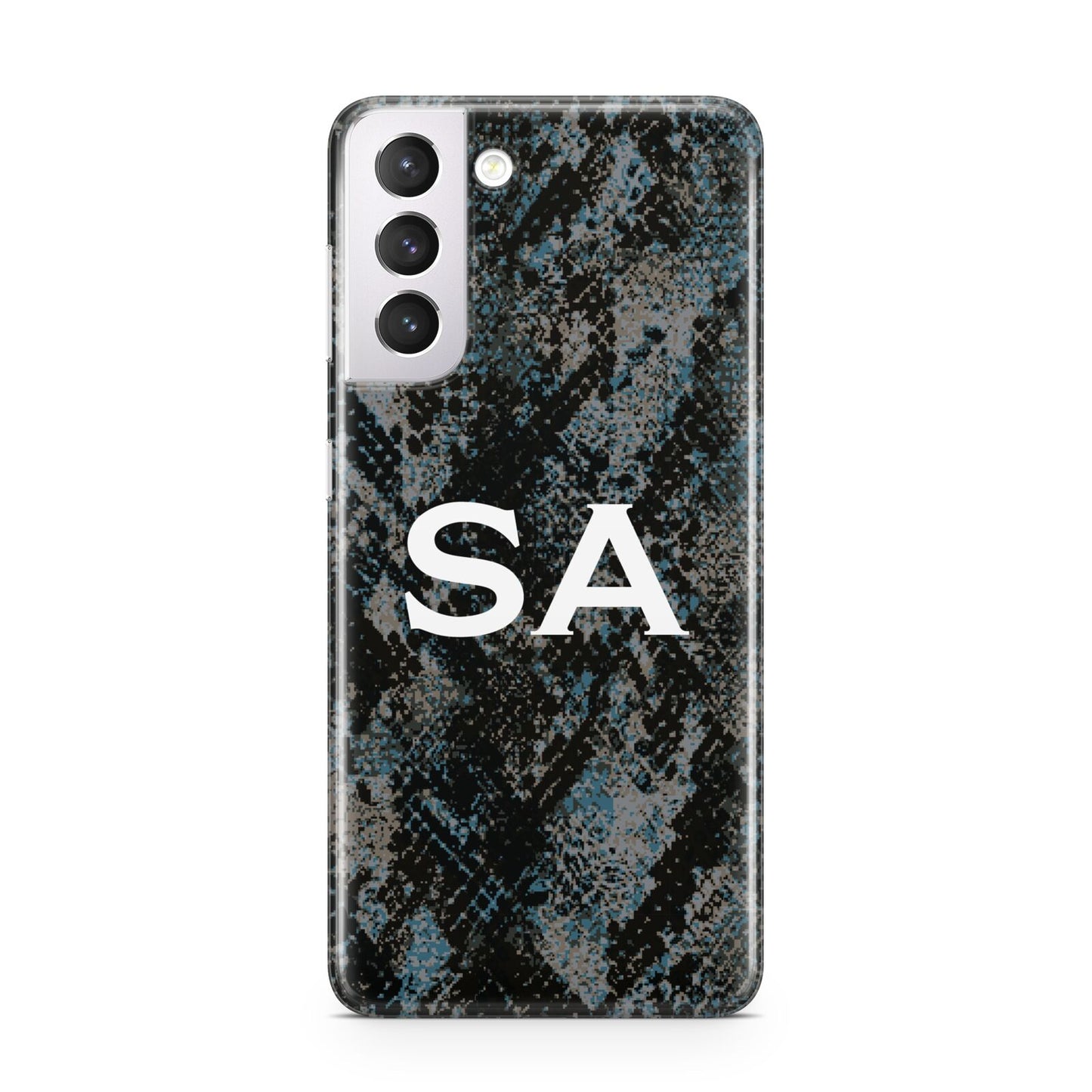 Personalised Snakeskin Effect Samsung S21 Case