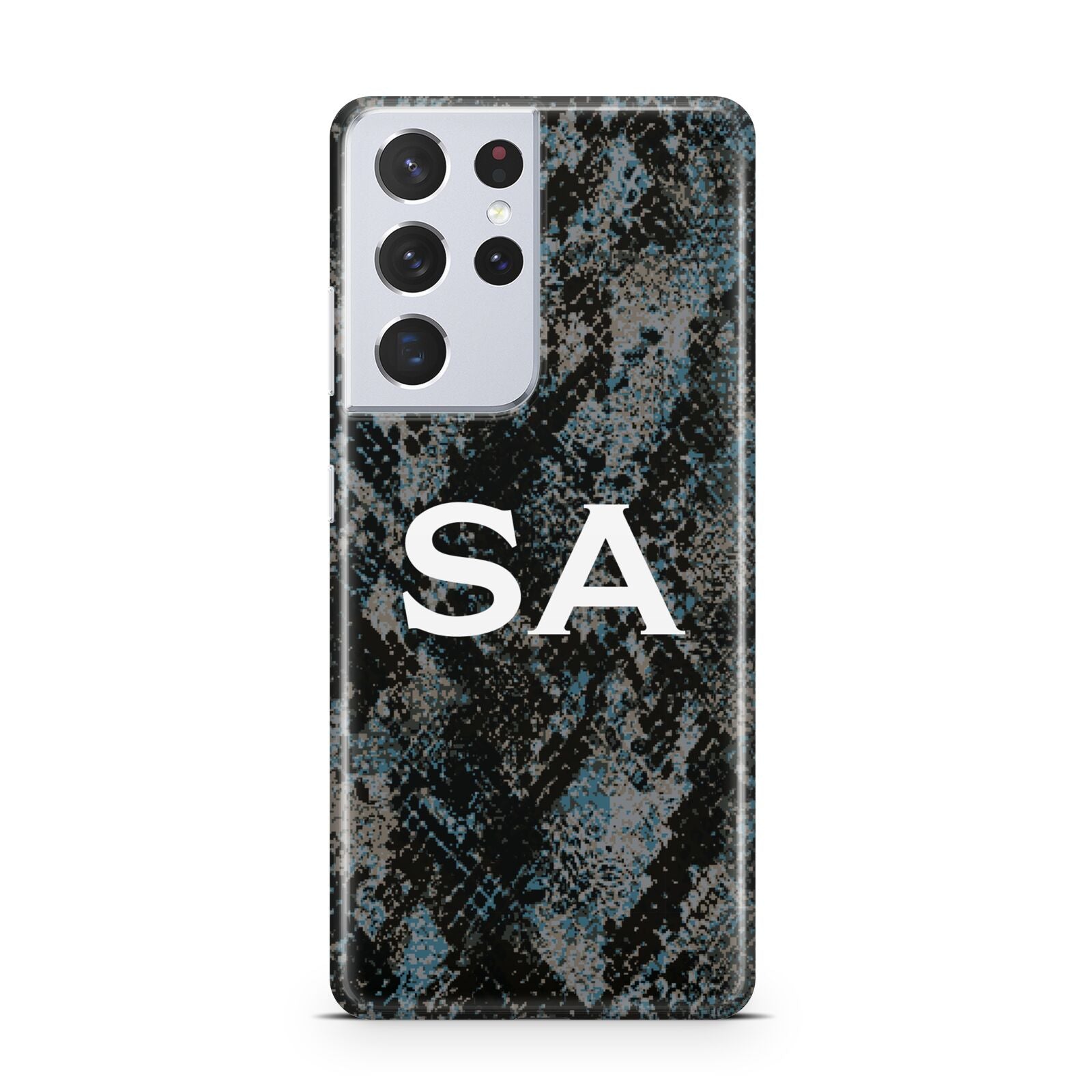 Personalised Snakeskin Effect Samsung S21 Ultra Case