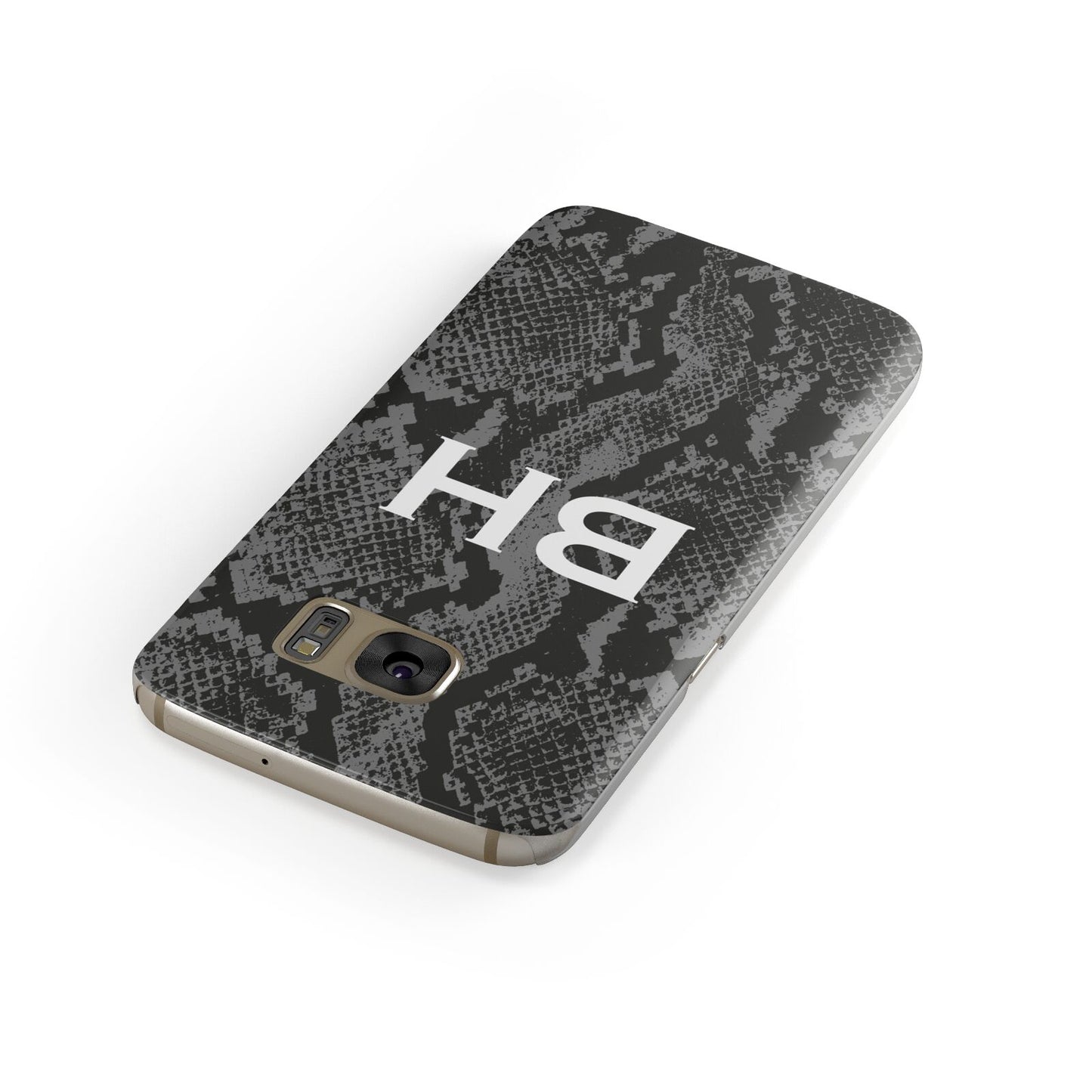 Personalised Snakeskin Samsung Galaxy Case Front Close Up