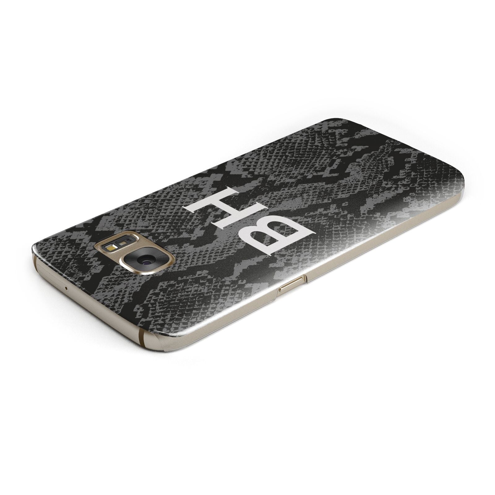 Personalised Snakeskin Samsung Galaxy Case Top Cutout