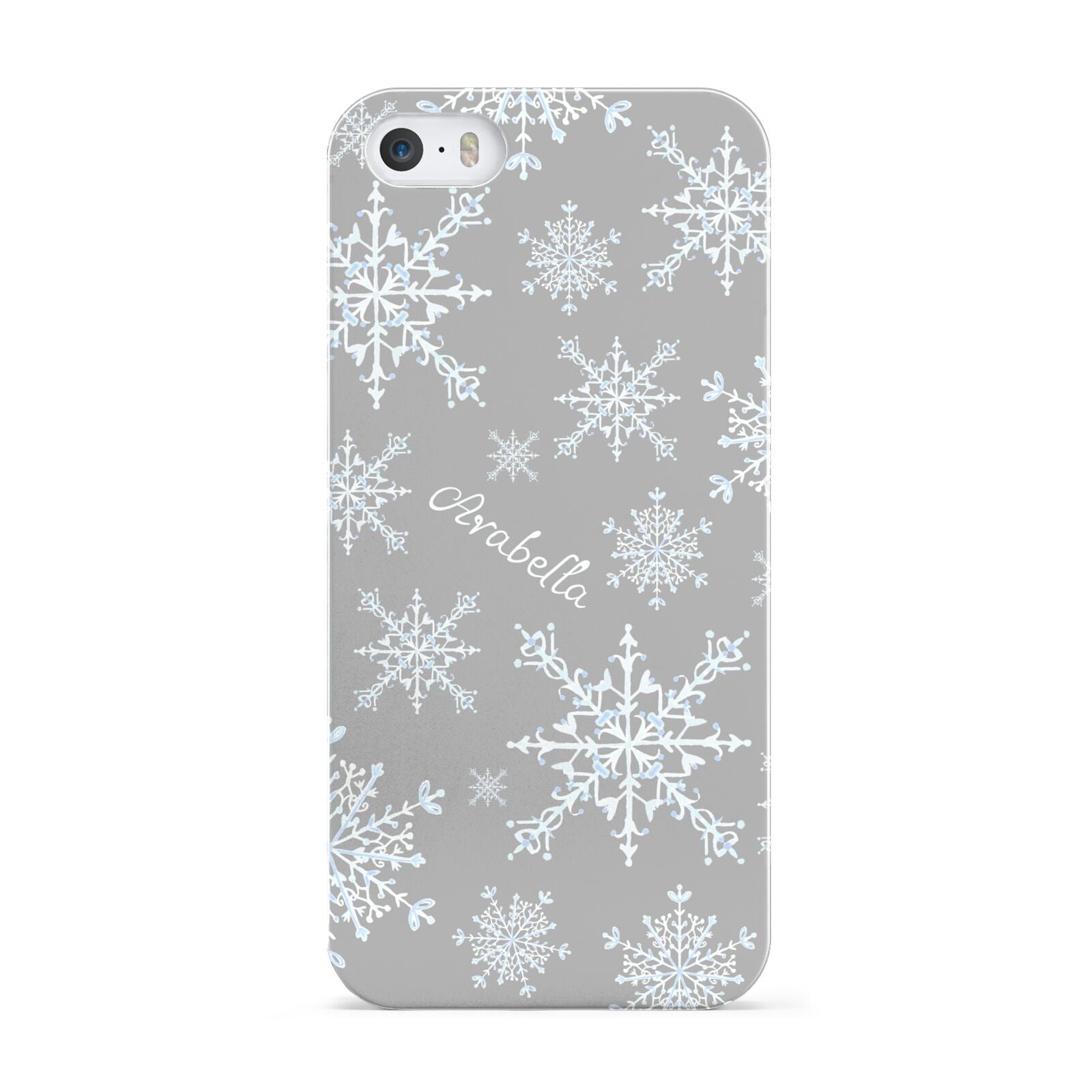 Personalised Snowflake Apple iPhone 5 Case