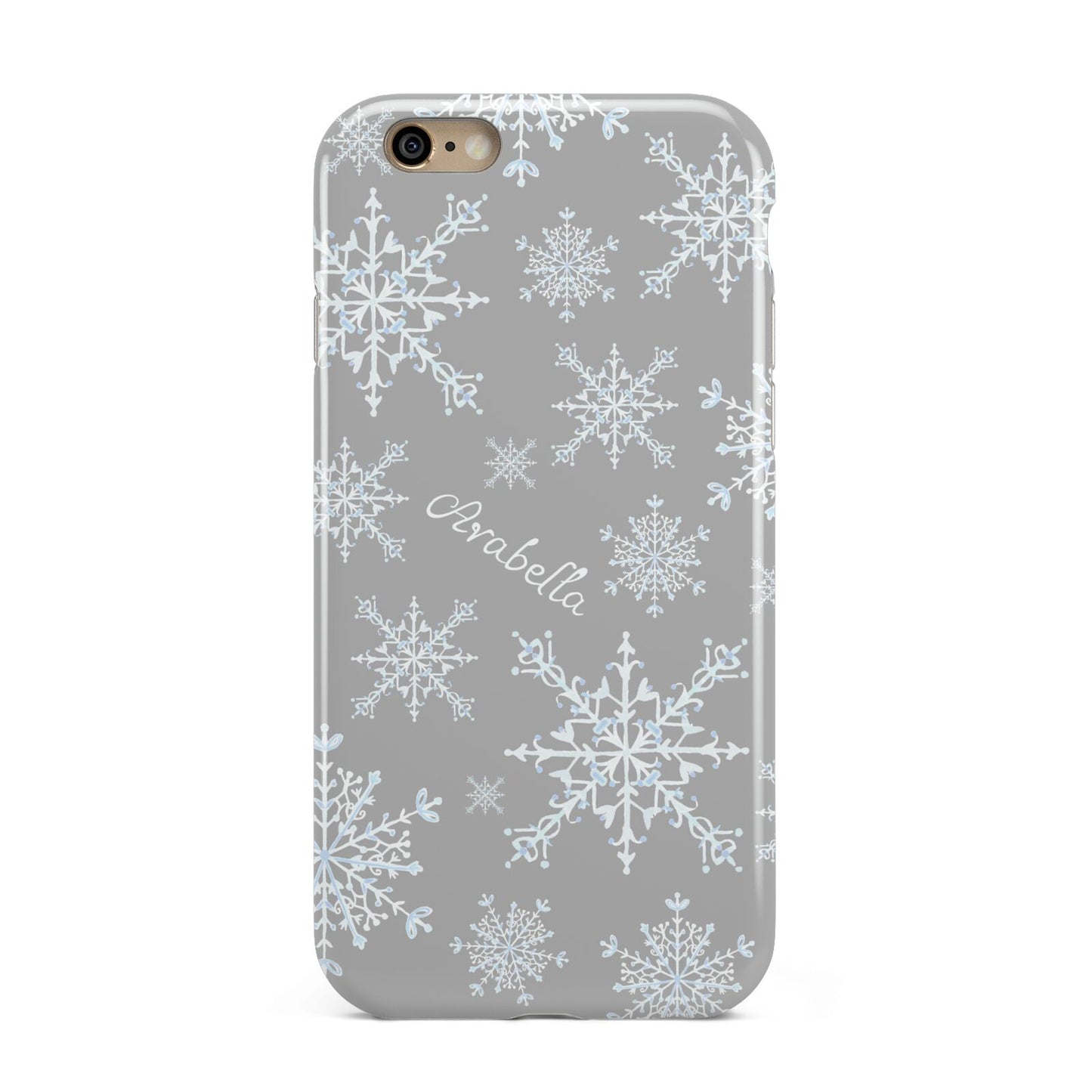 Personalised Snowflake Apple iPhone 6 3D Tough Case