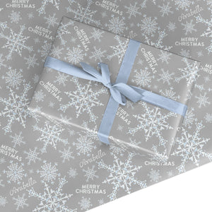 Personalised Snowflake Wrapping Paper