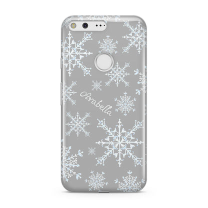 Personalised Snowflake Google Pixel Case