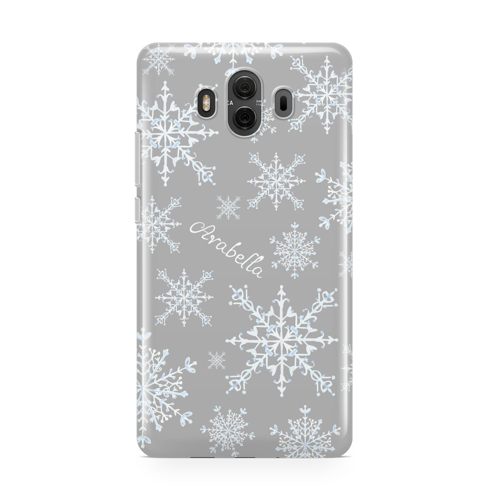 Personalised Snowflake Huawei Mate 10 Protective Phone Case