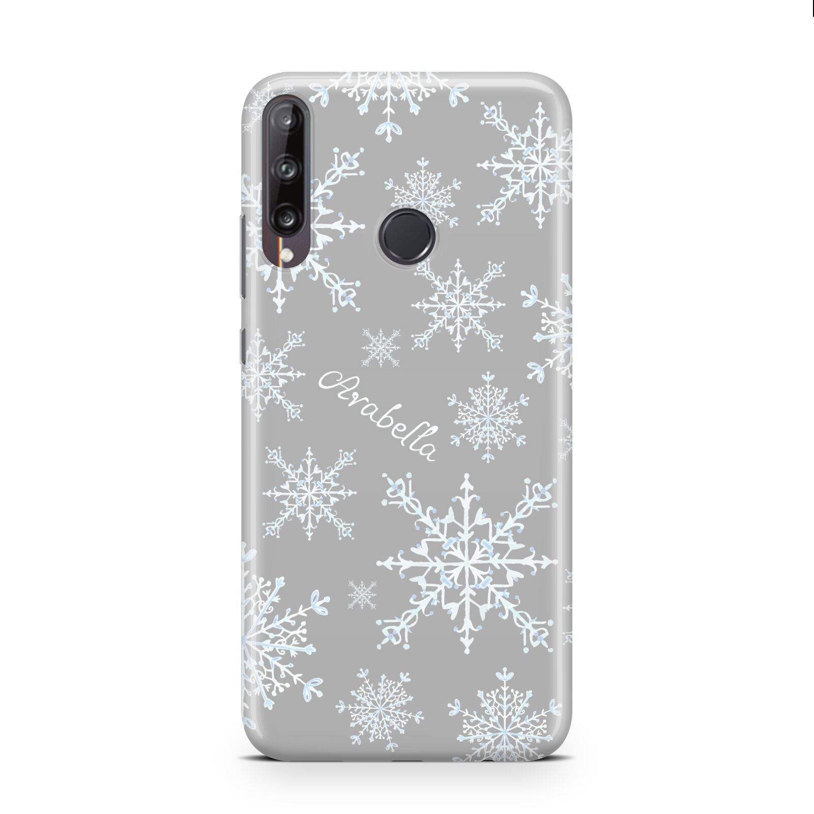 Personalised Snowflake Huawei P40 Lite E Phone Case