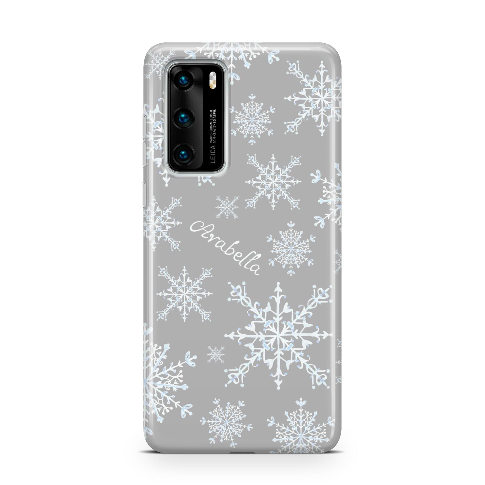 Personalised Snowflake Huawei P40 Phone Case