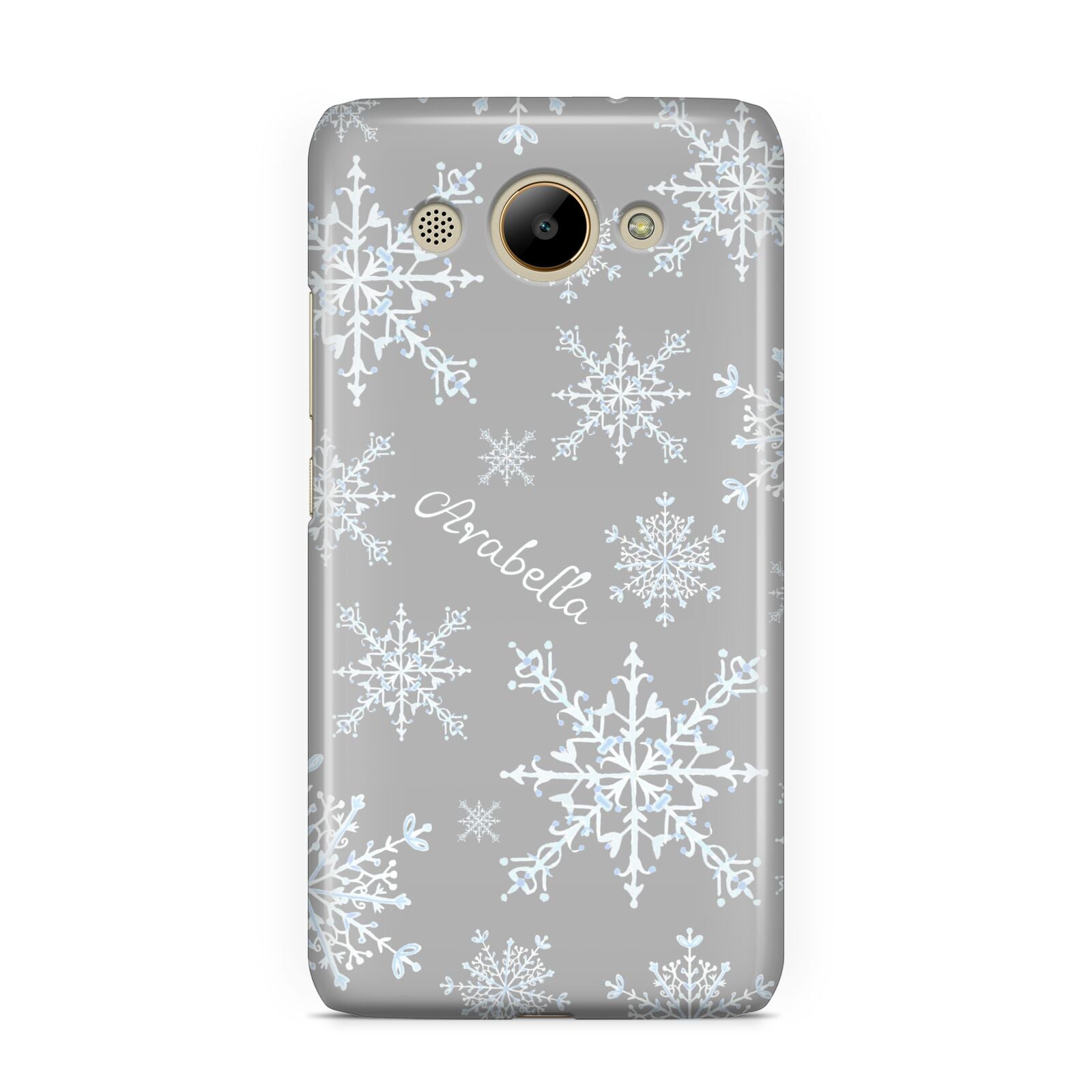 Personalised Snowflake Huawei Y3 2017