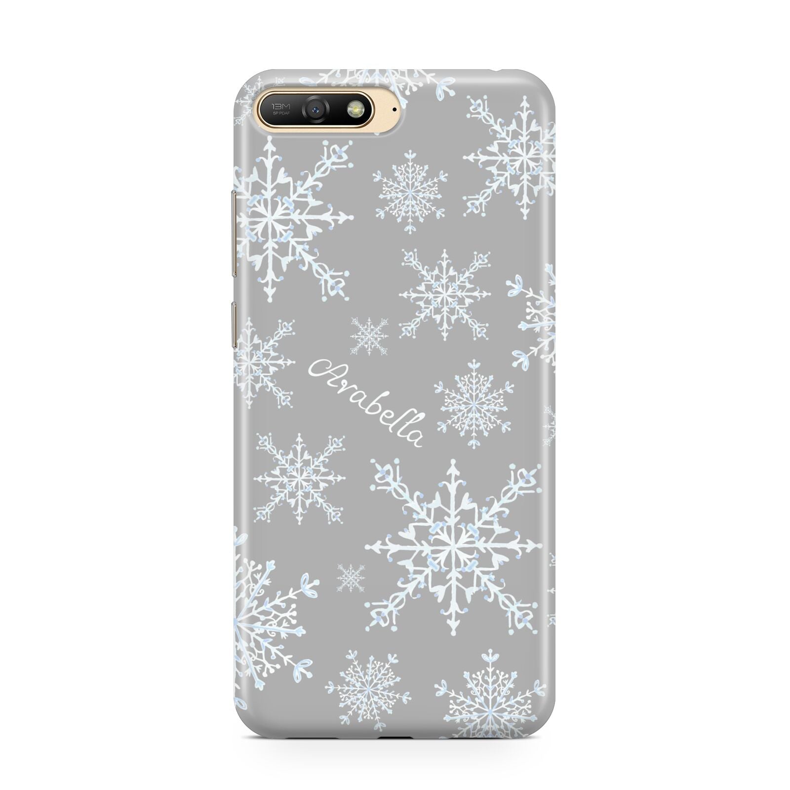 Personalised Snowflake Huawei Y6 2018