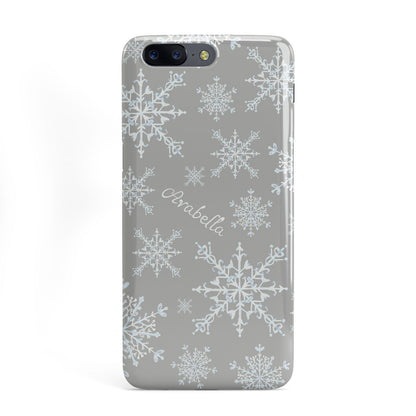 Personalised Snowflake OnePlus Case