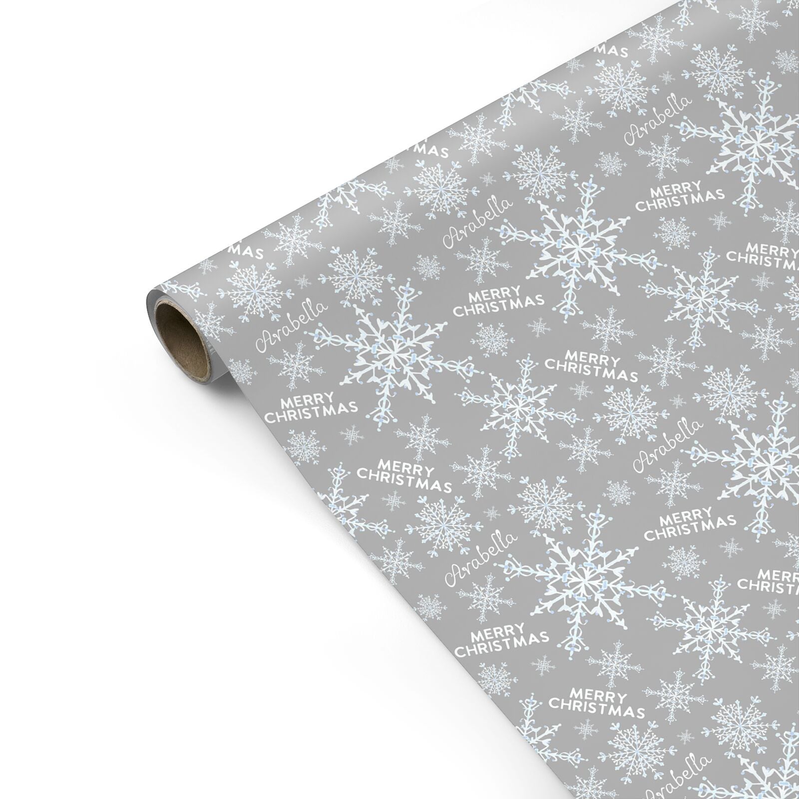 Personalised Snowflake Personalised Gift Wrap