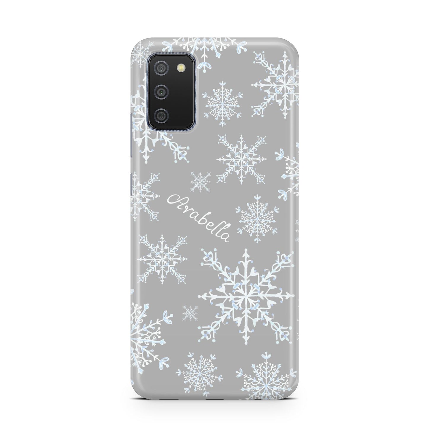 Personalised Snowflake Samsung A02s Case