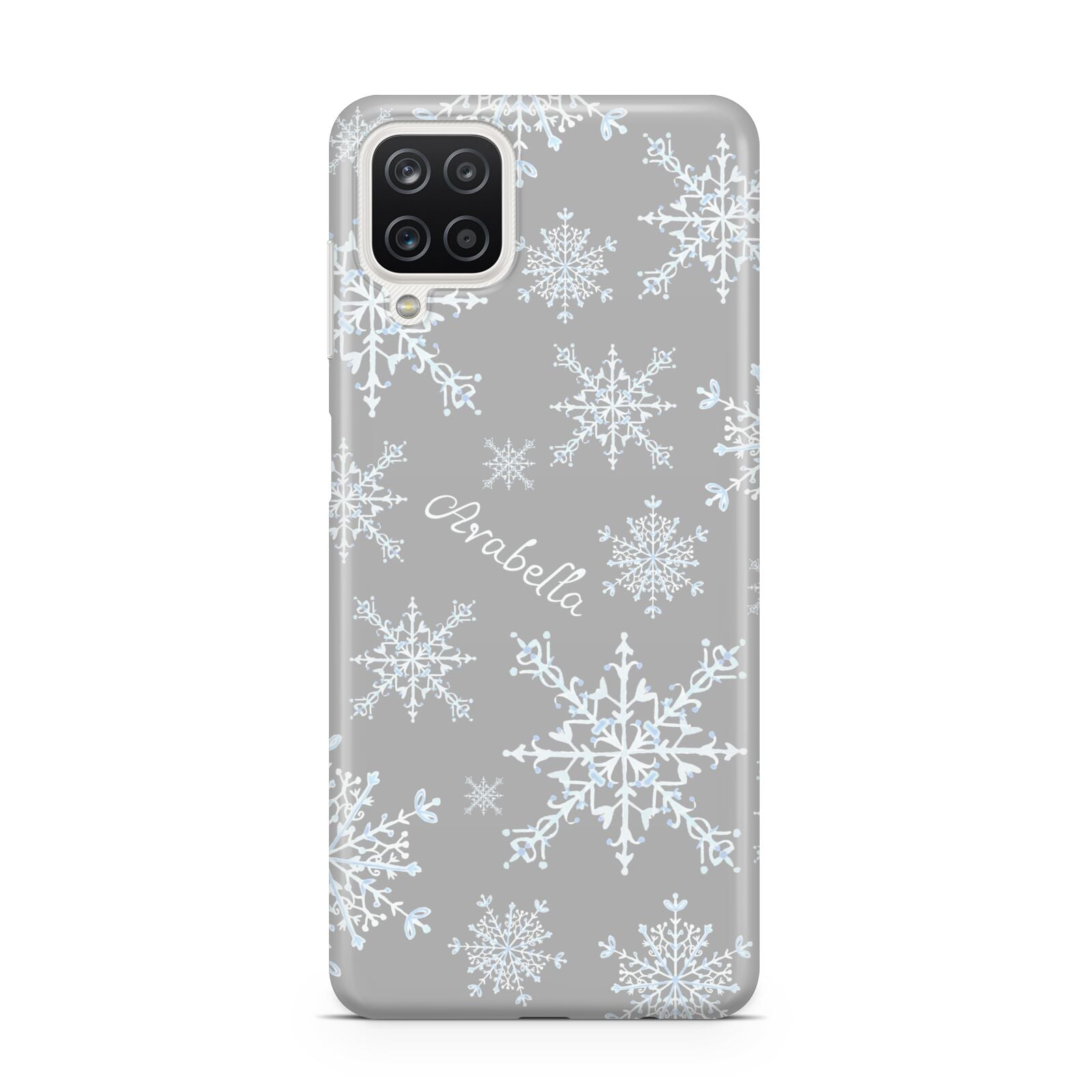 Personalised Snowflake Samsung A12 Case