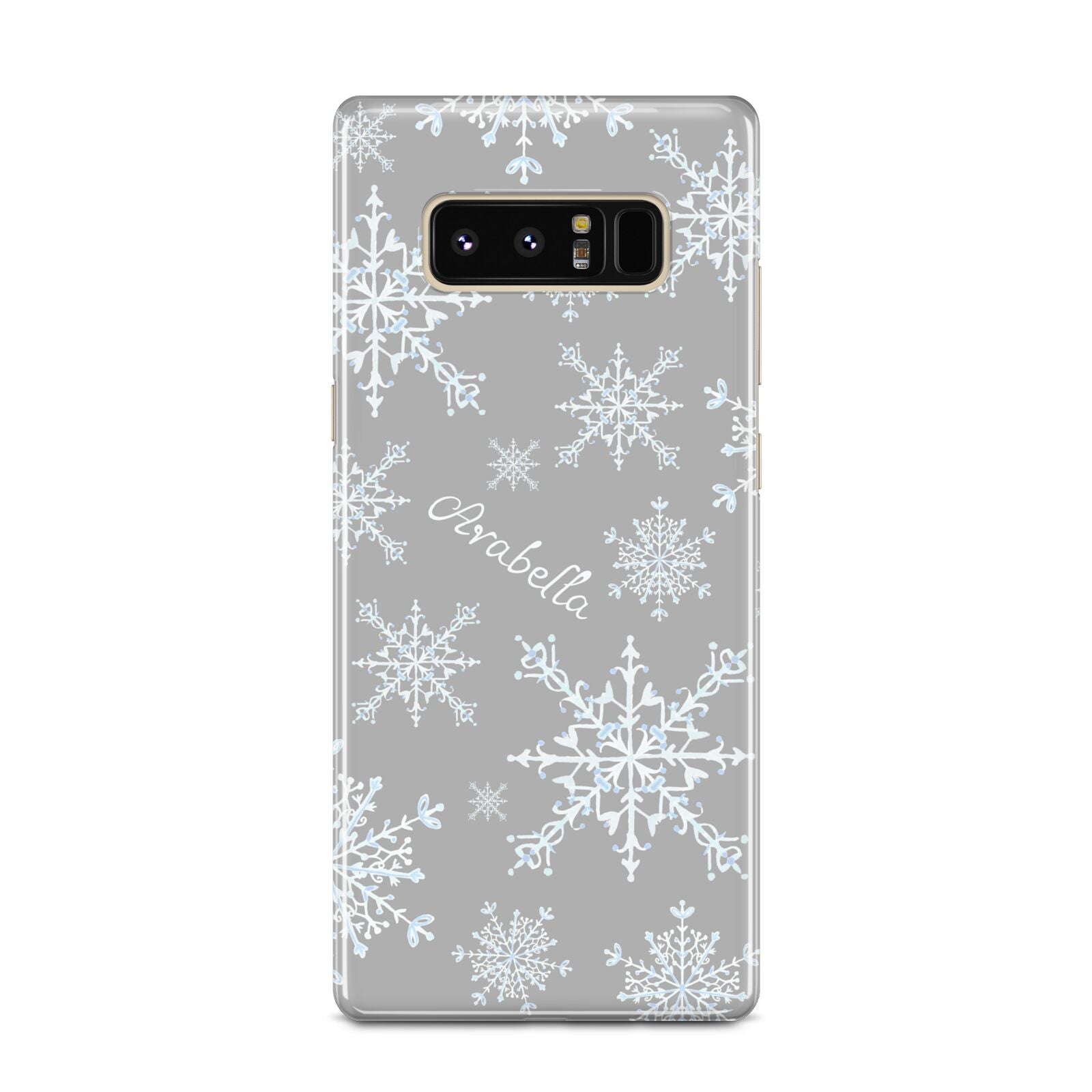 Personalised Snowflake Samsung Galaxy Note 8 Case