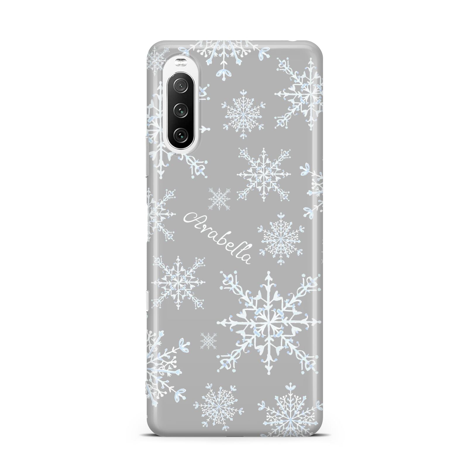 Personalised Snowflake Sony Xperia 10 III Case