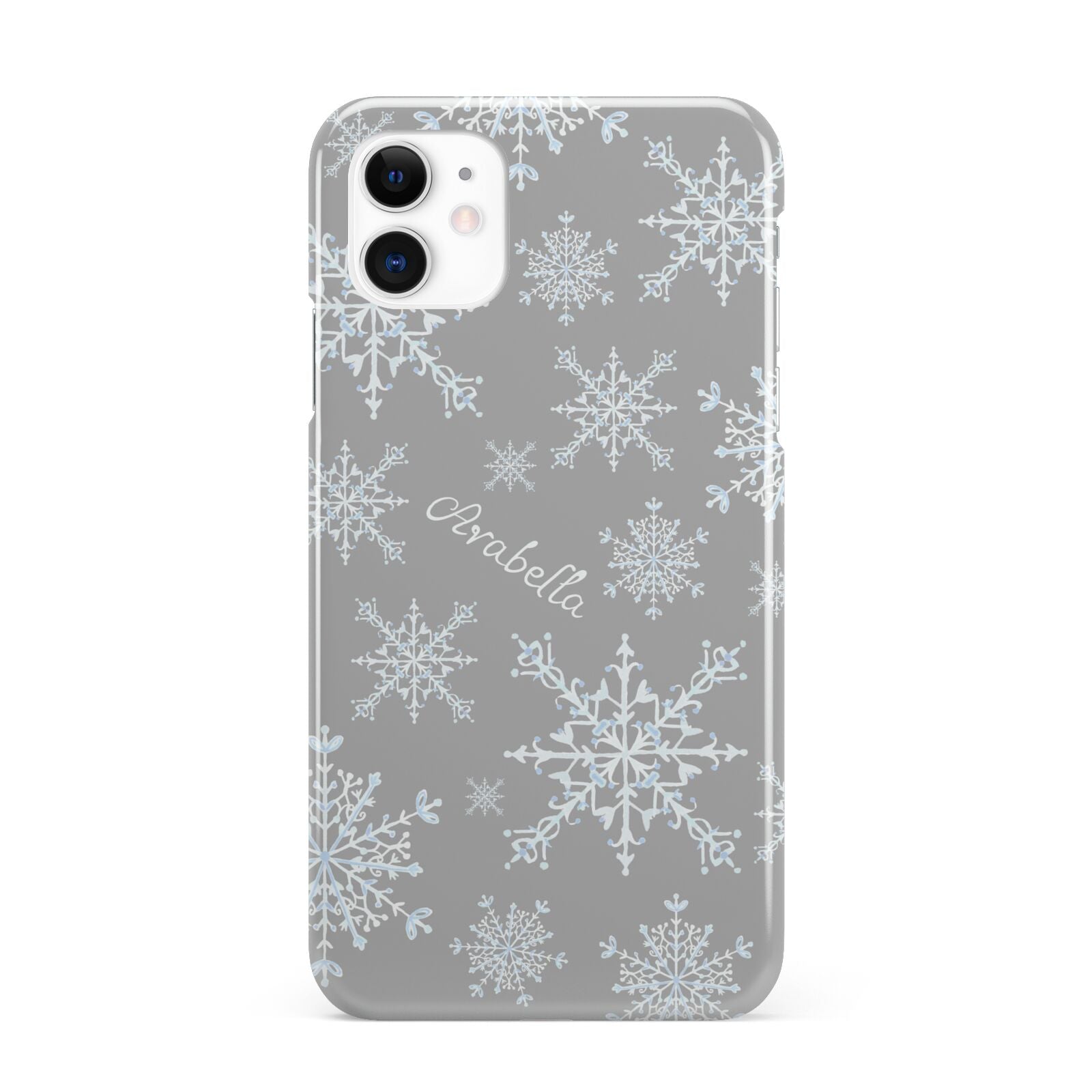 Personalised Snowflake iPhone 11 3D Snap Case