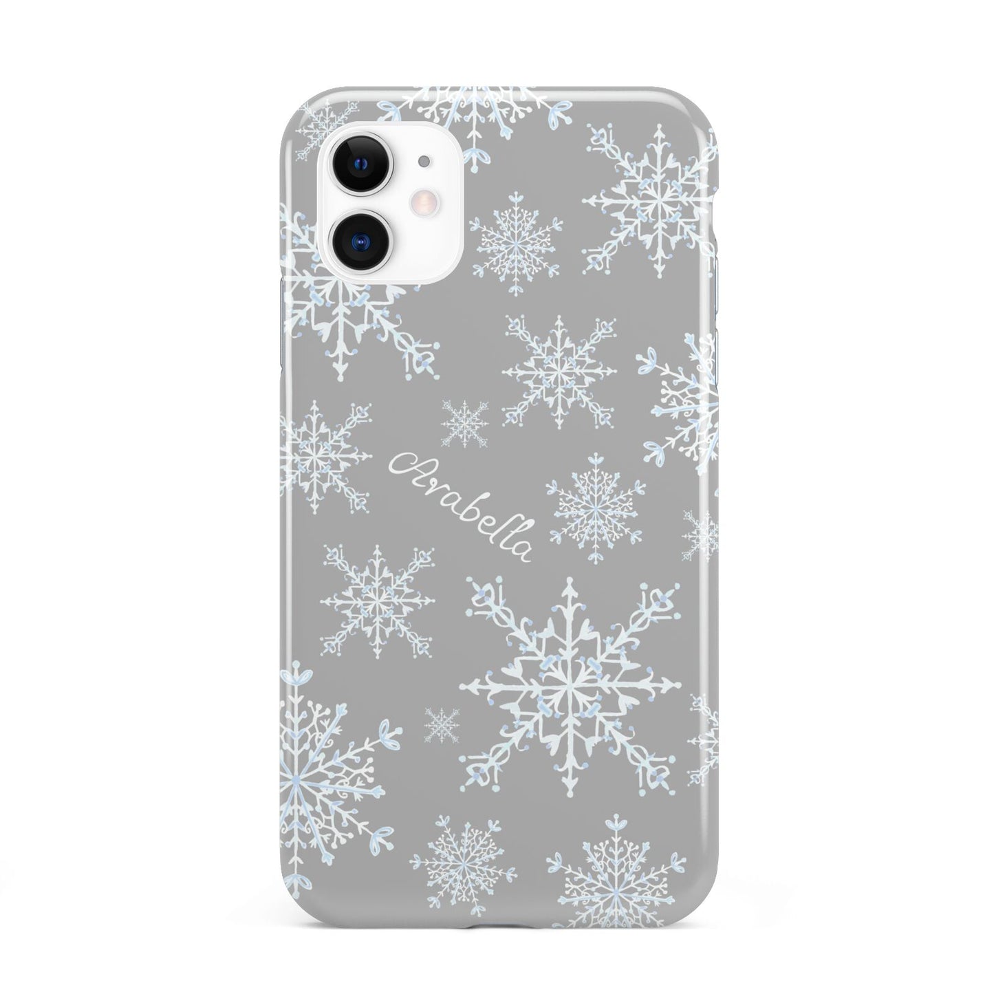 Personalised Snowflake iPhone 11 3D Tough Case