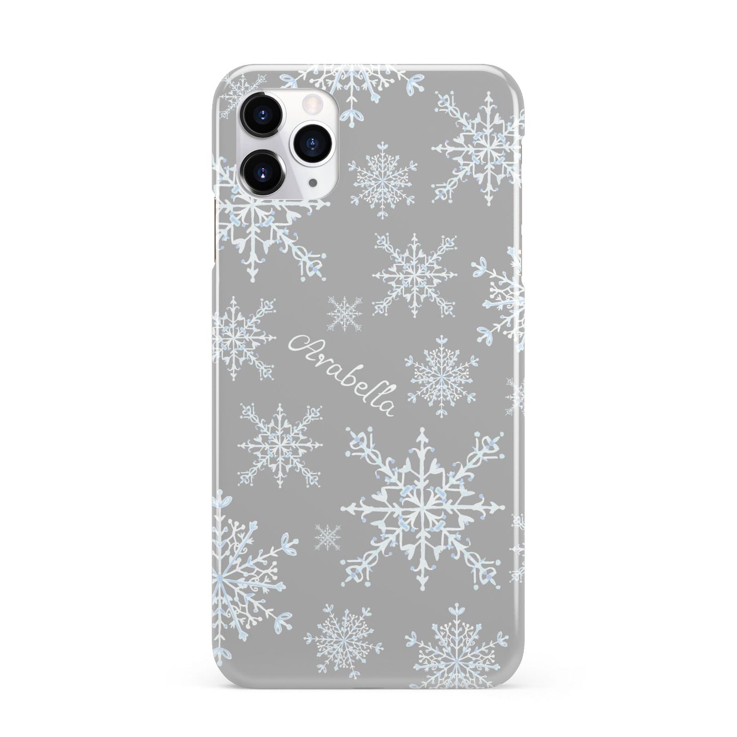 Personalised Snowflake iPhone 11 Pro Max 3D Snap Case