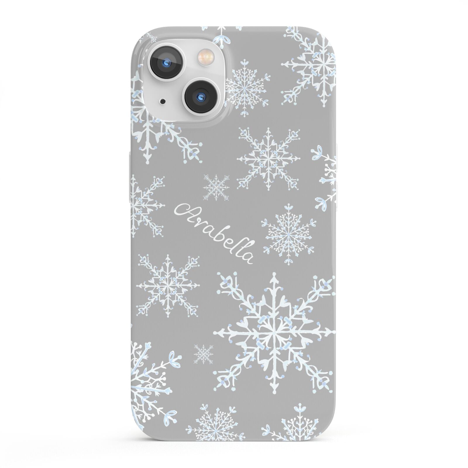 Personalised Snowflake iPhone 13 Full Wrap 3D Snap Case