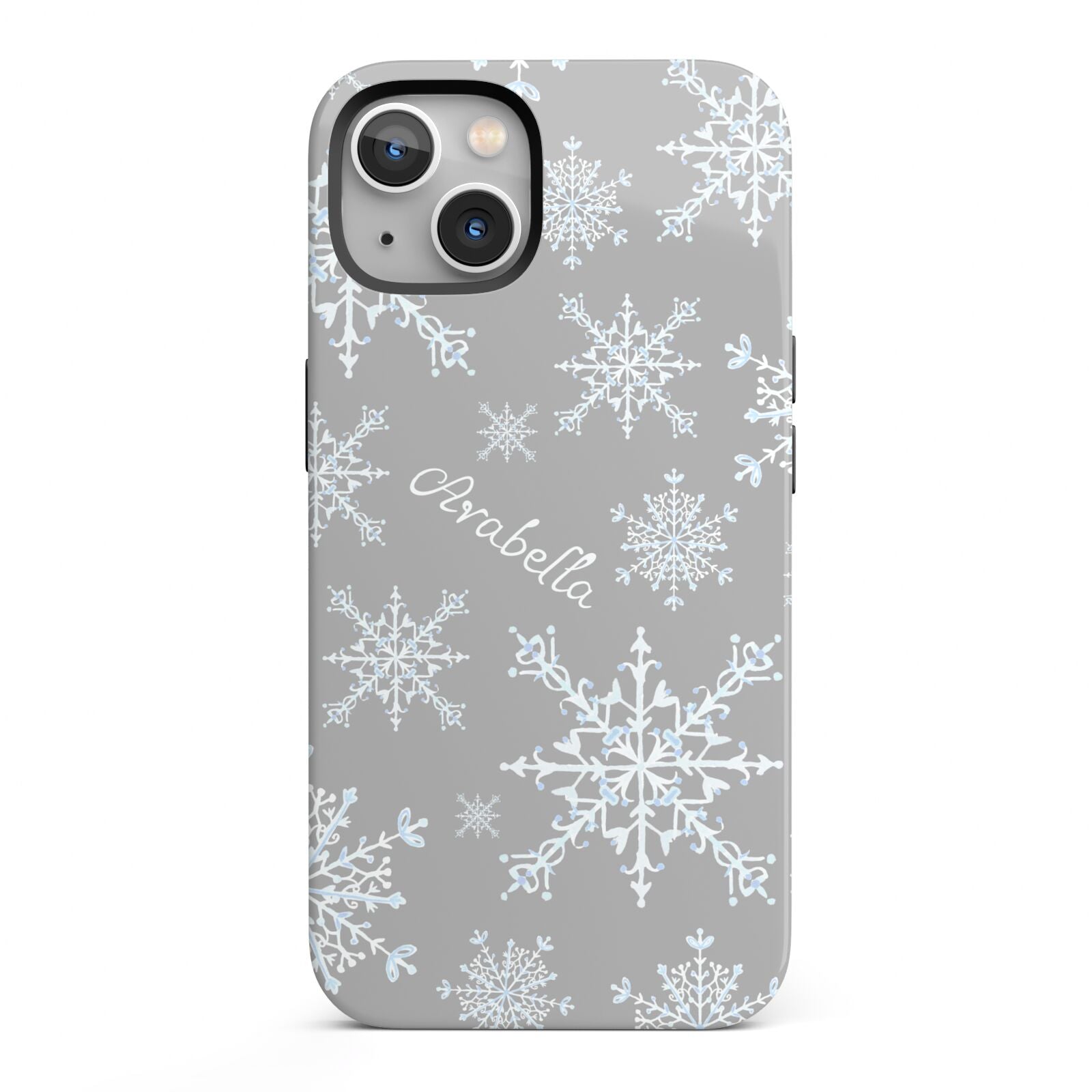 Personalised Snowflake iPhone 13 Full Wrap 3D Tough Case