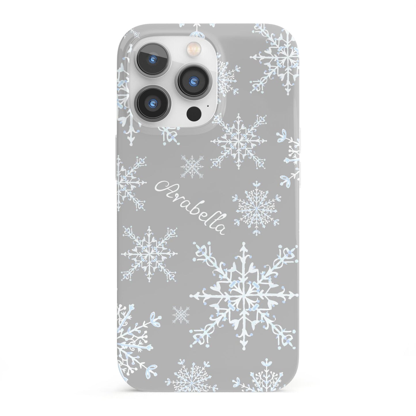 Personalised Snowflake iPhone 13 Pro Full Wrap 3D Snap Case