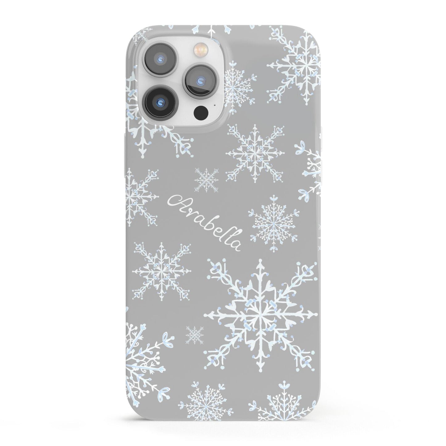 Personalised Snowflake iPhone 13 Pro Max Full Wrap 3D Snap Case