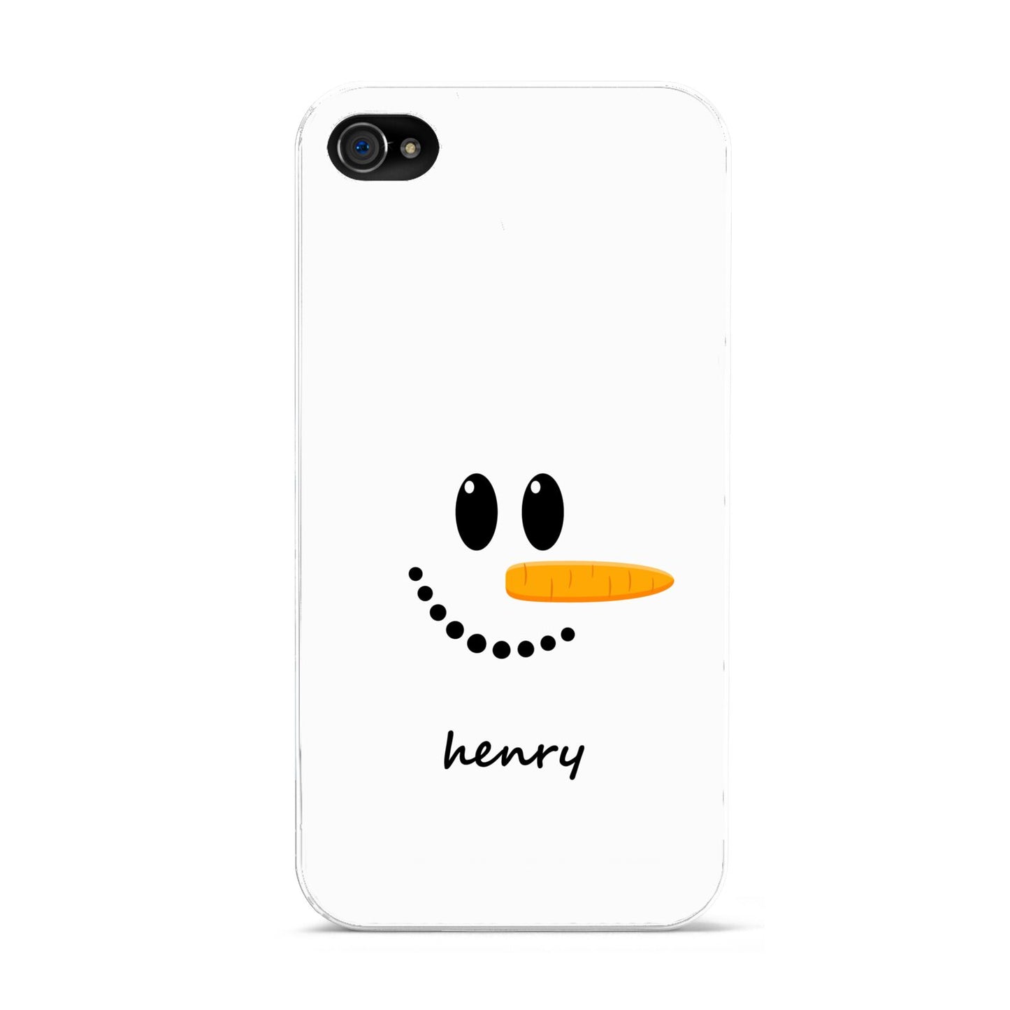 Personalised Snowman Apple iPhone 4s Case