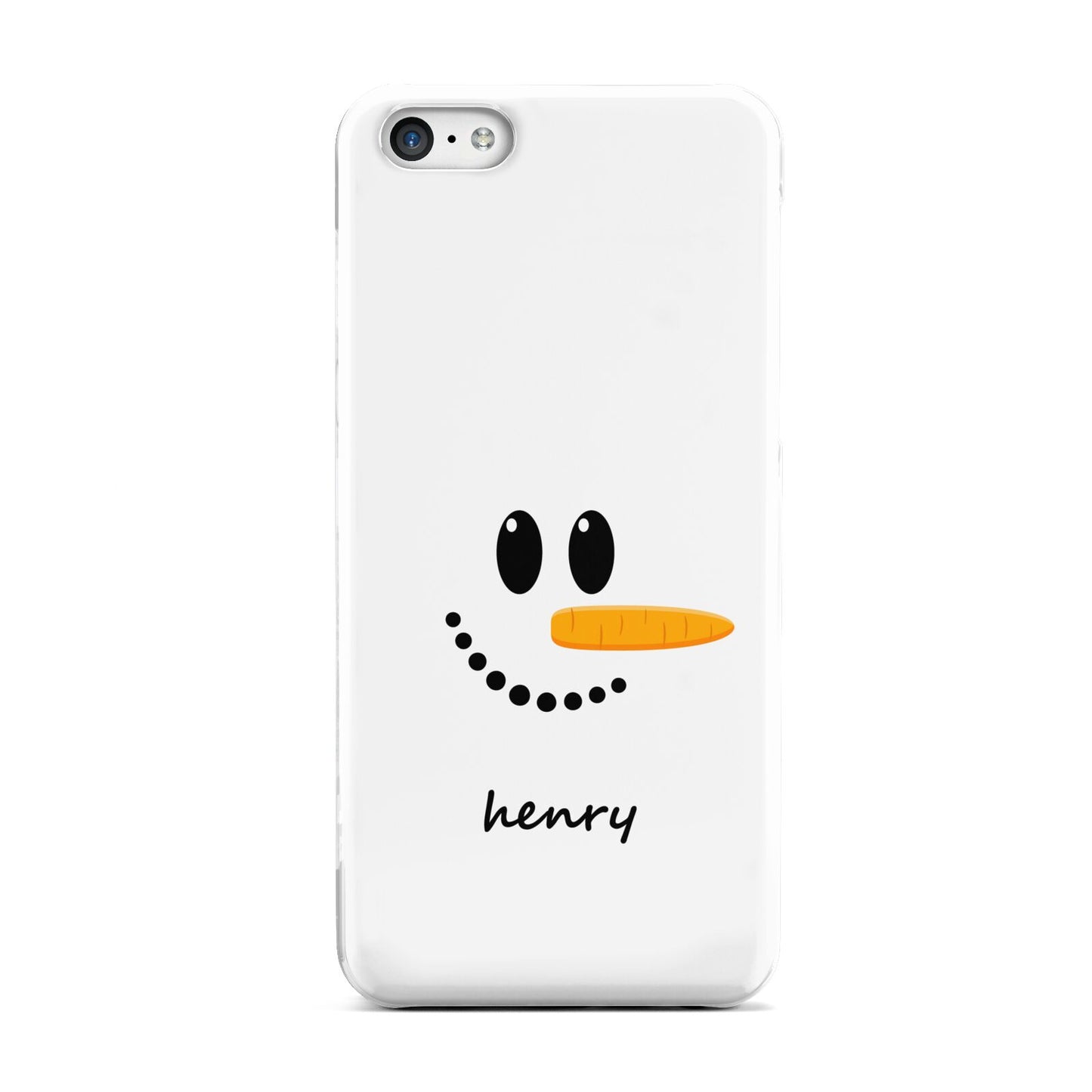 Personalised Snowman Apple iPhone 5c Case