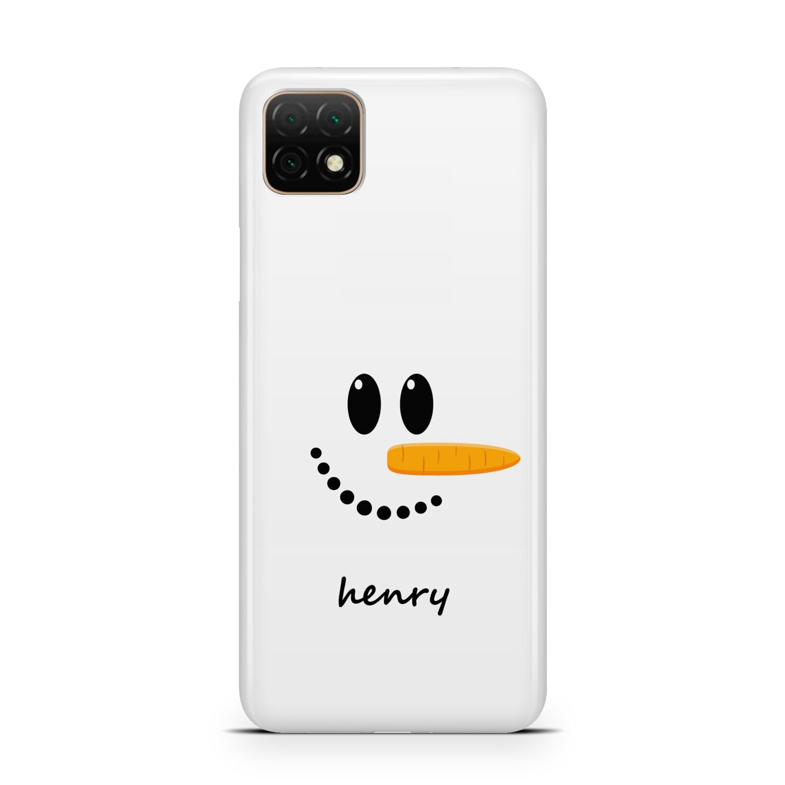 Personalised Snowman Huawei Enjoy 20 Phone Case