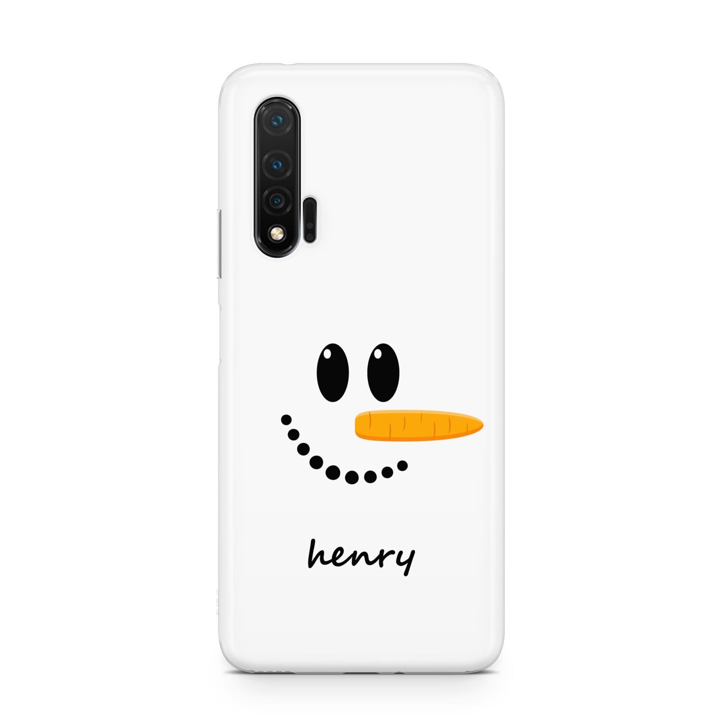 Personalised Snowman Huawei Nova 6 Phone Case