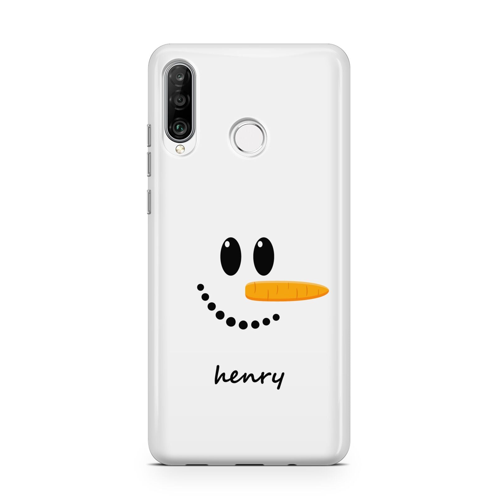 Personalised Snowman Huawei P30 Lite Phone Case